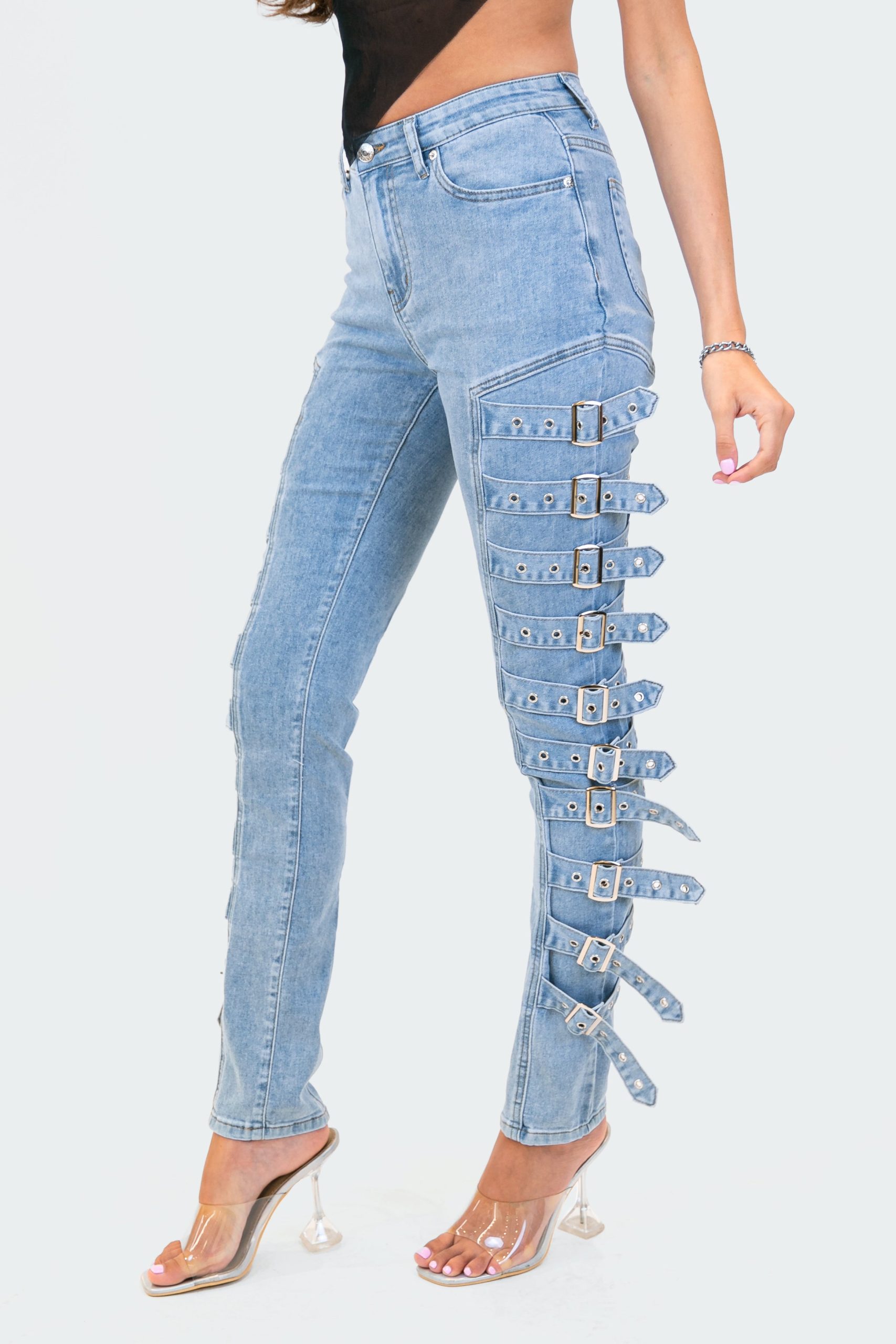 Buckle Up Stretch Jeans - Image 2
