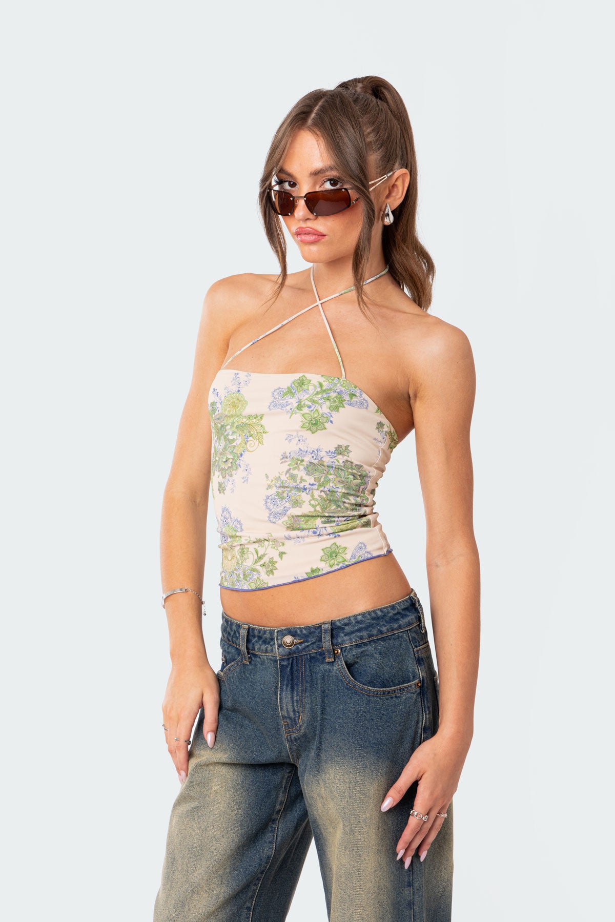 Garden Party Printed Top - Image 3