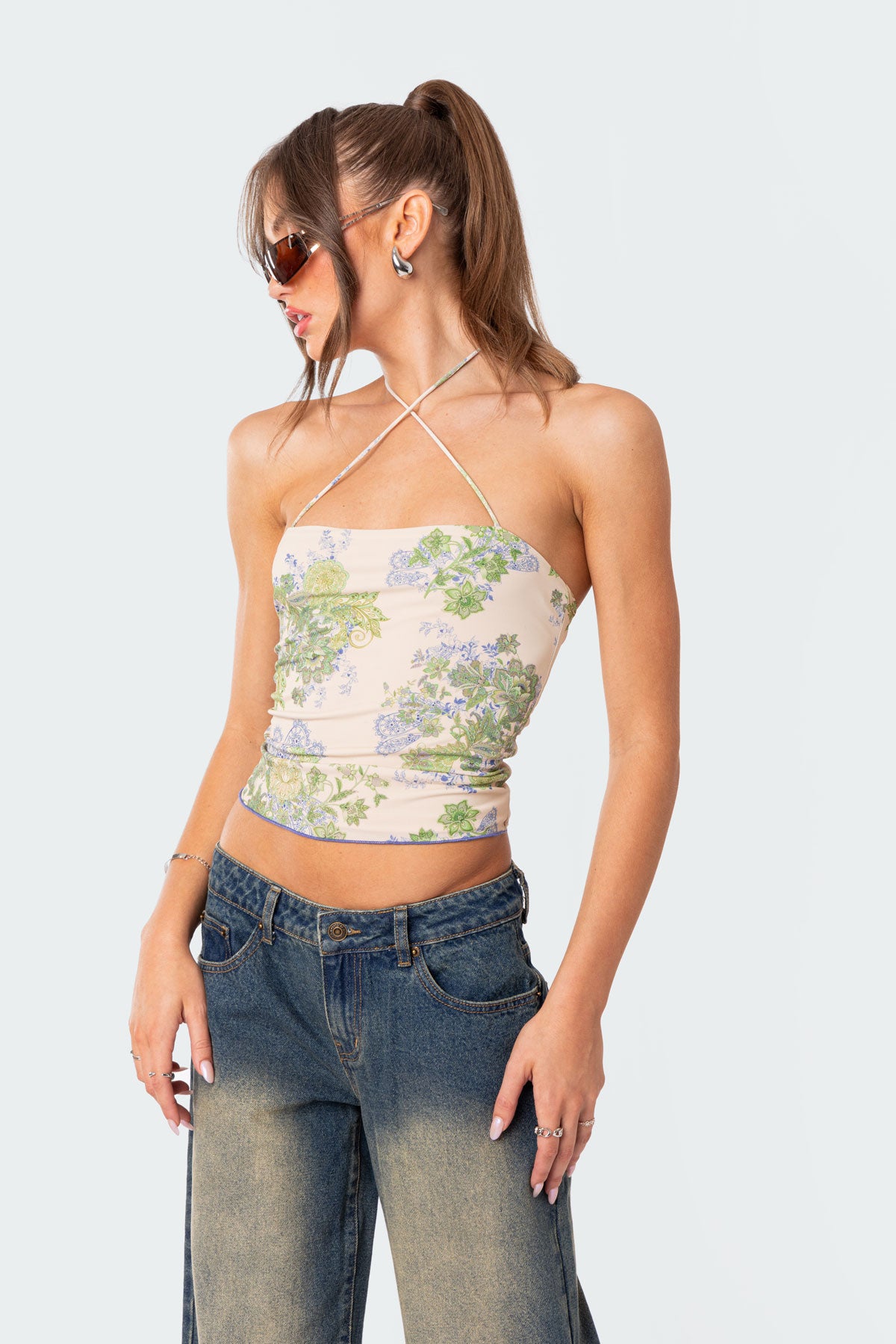 Garden Party Printed Top - Image 2