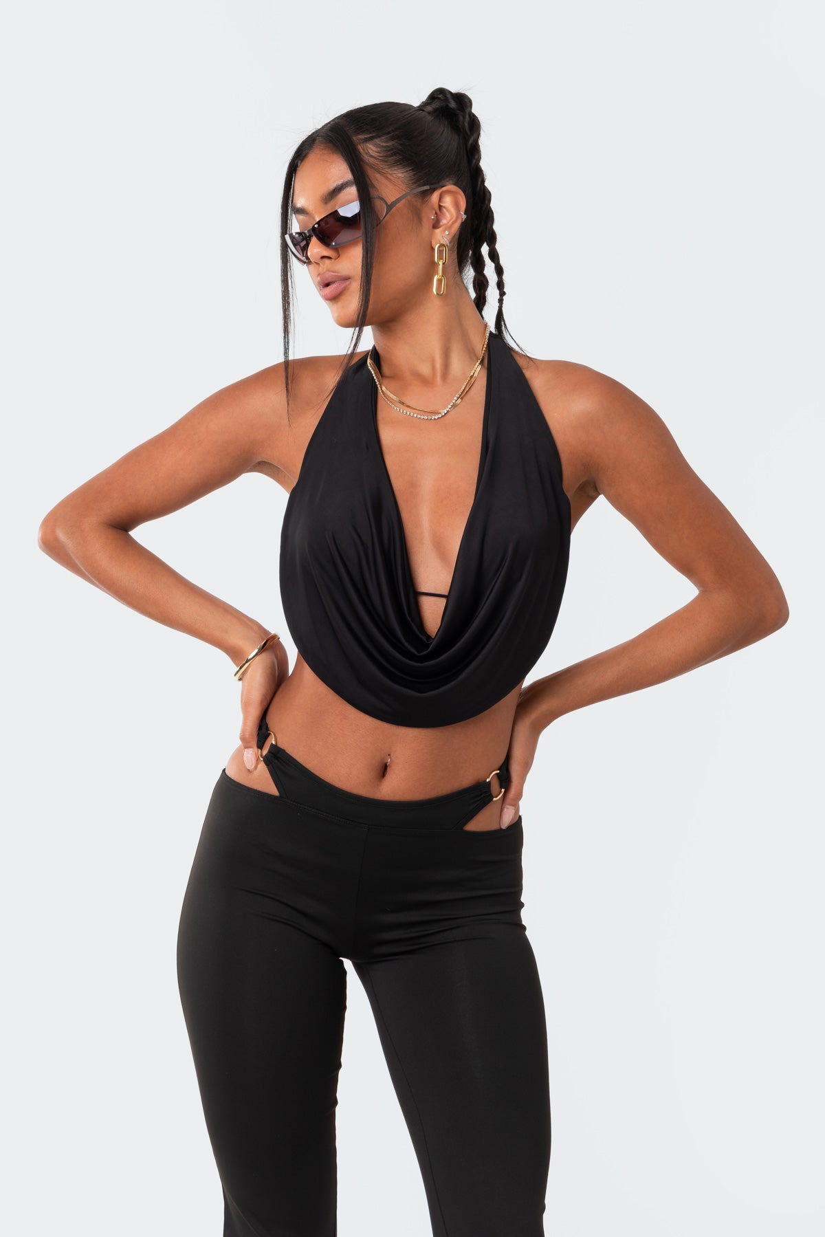 Monique Cropped Open-Back Top - Image 3