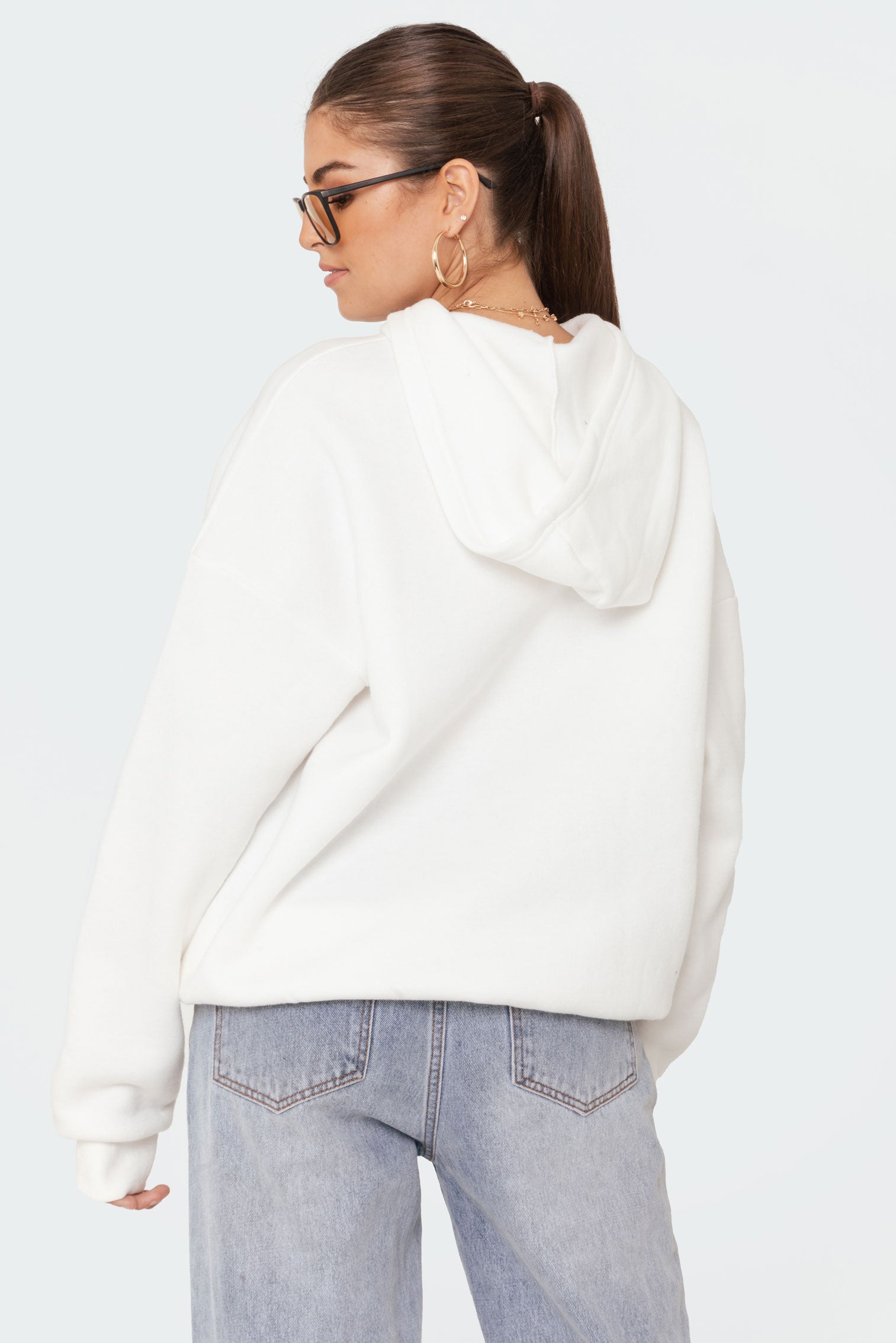 Mono Print Hoodie - Image 4