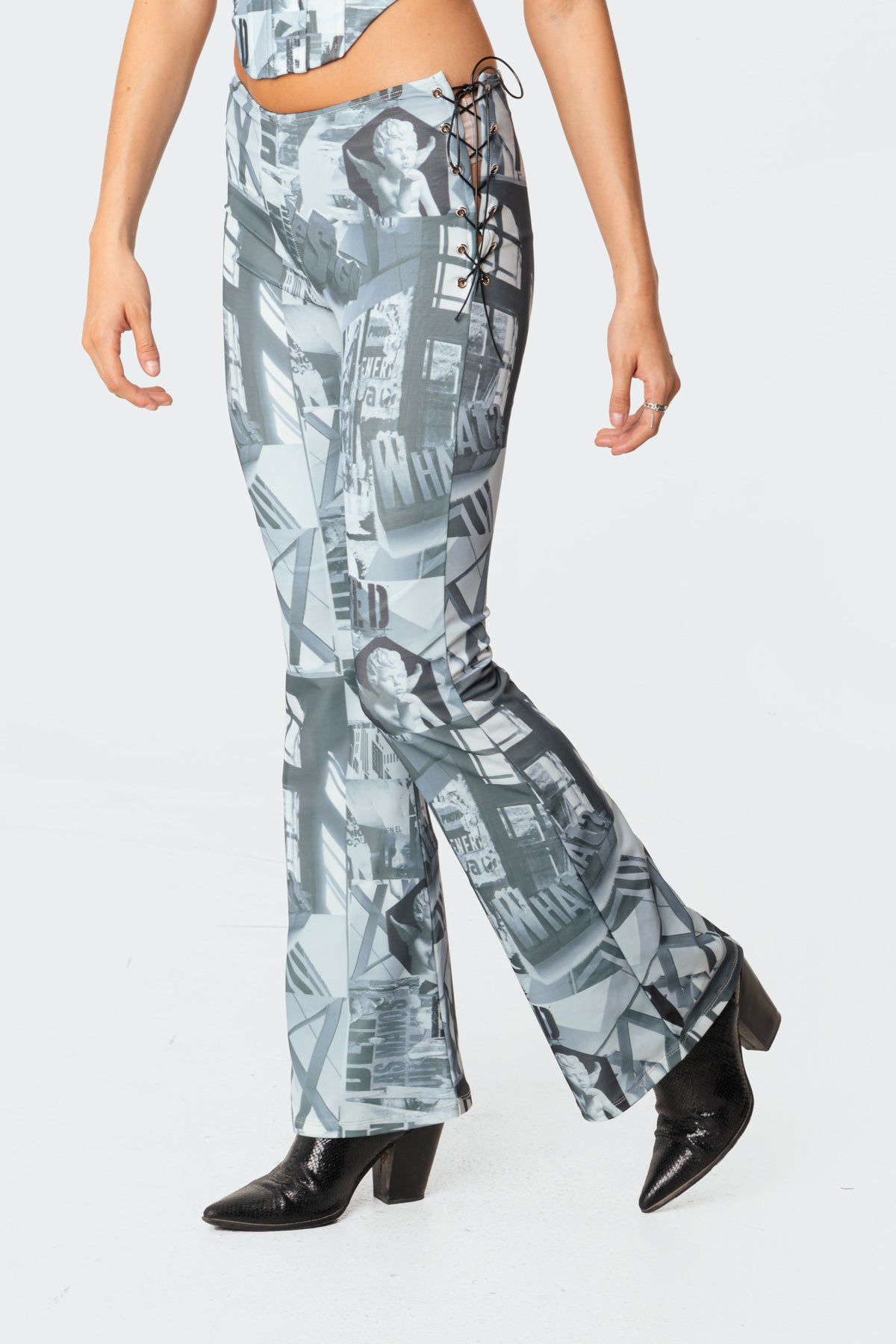 Casper Laced Flared Pants - Image 2