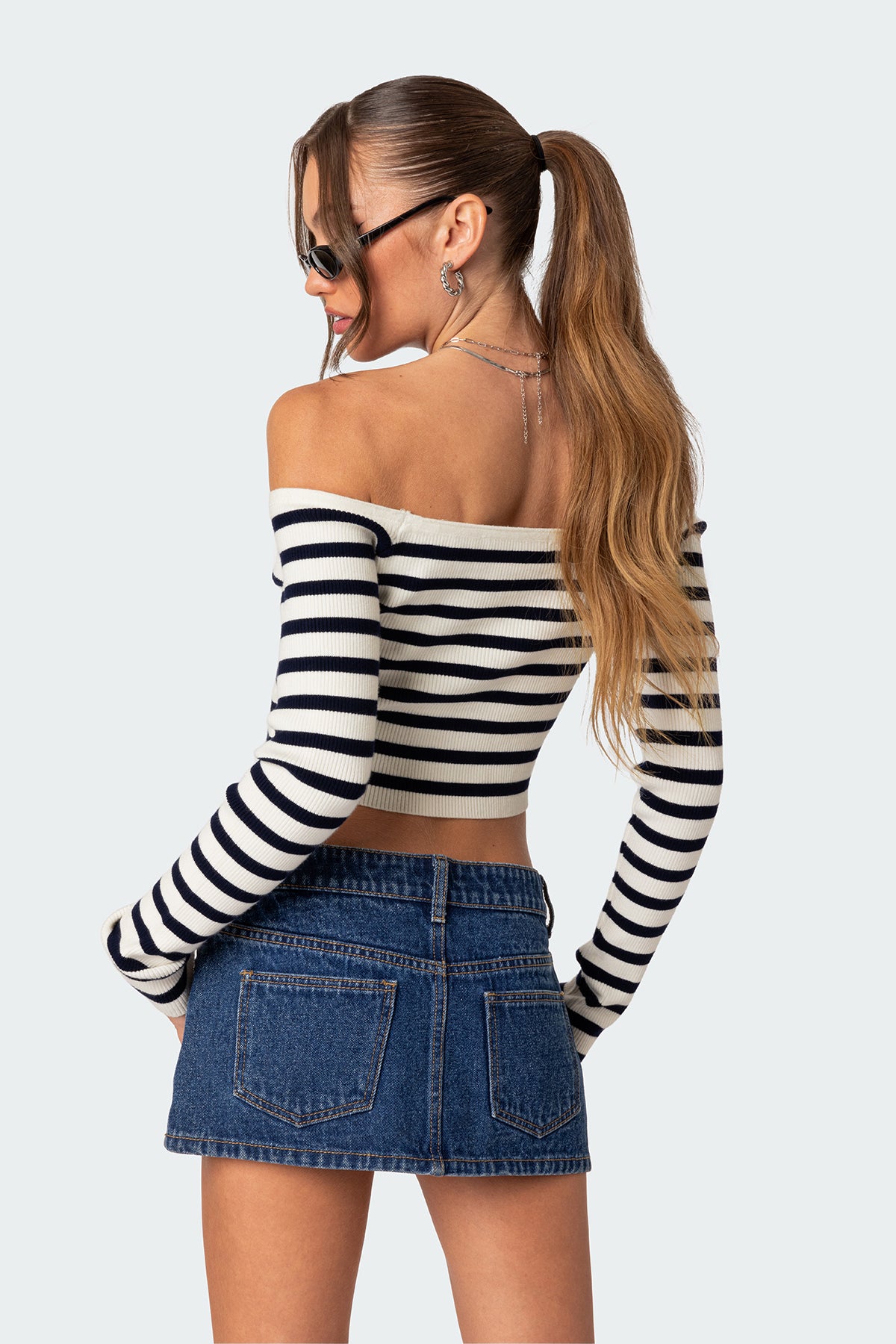 Miranda Off Shoulder Knit Top - Image 4