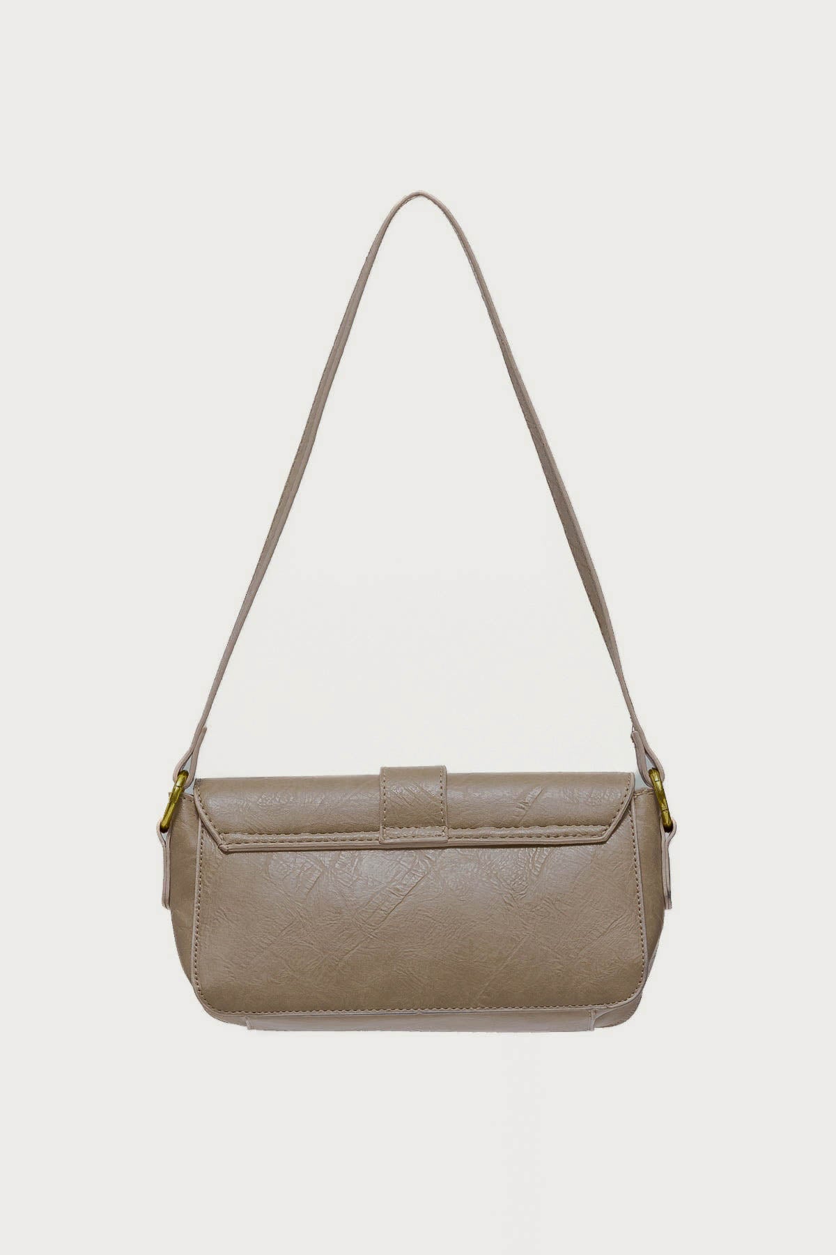 Faux Leather Buckle Bag - Image 5