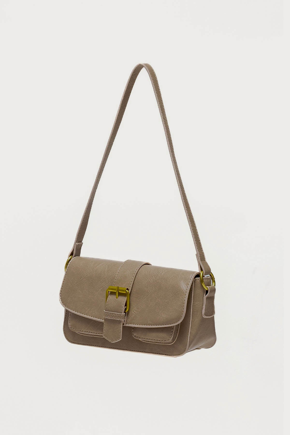 Faux Leather Buckle Bag - Image 2