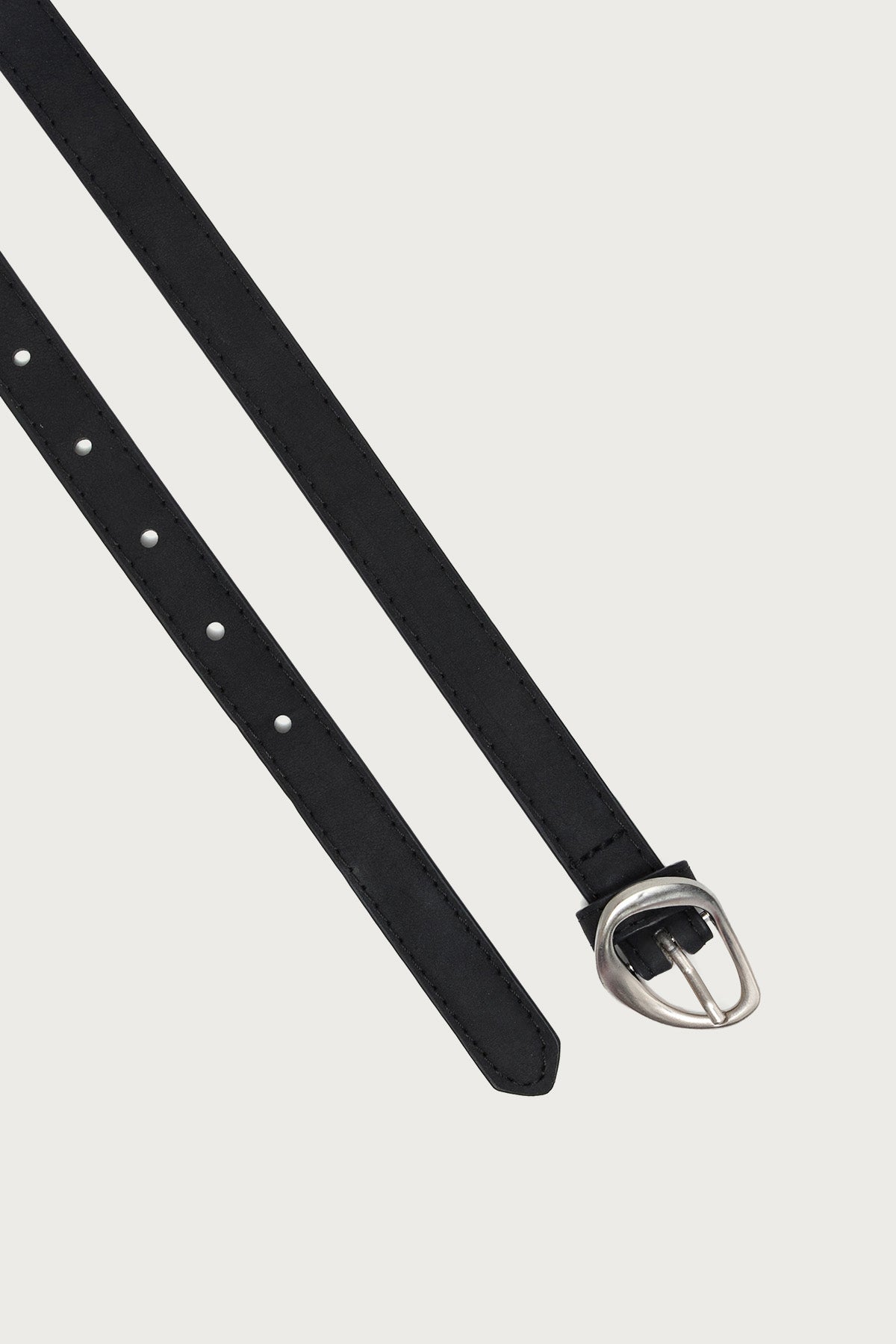 Faux Suede Slim Belt - Image 3