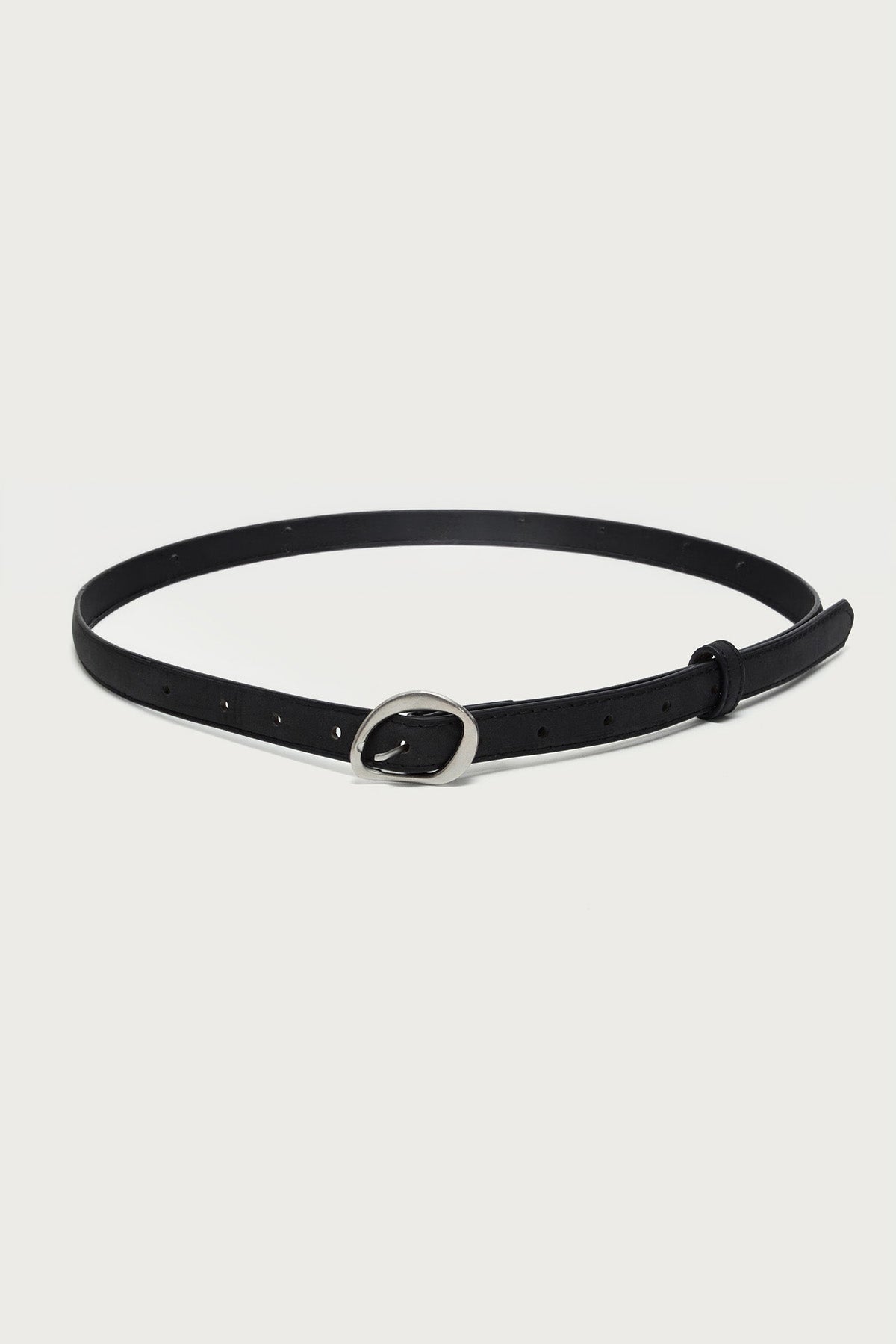 Faux Suede Slim Belt - Image 2