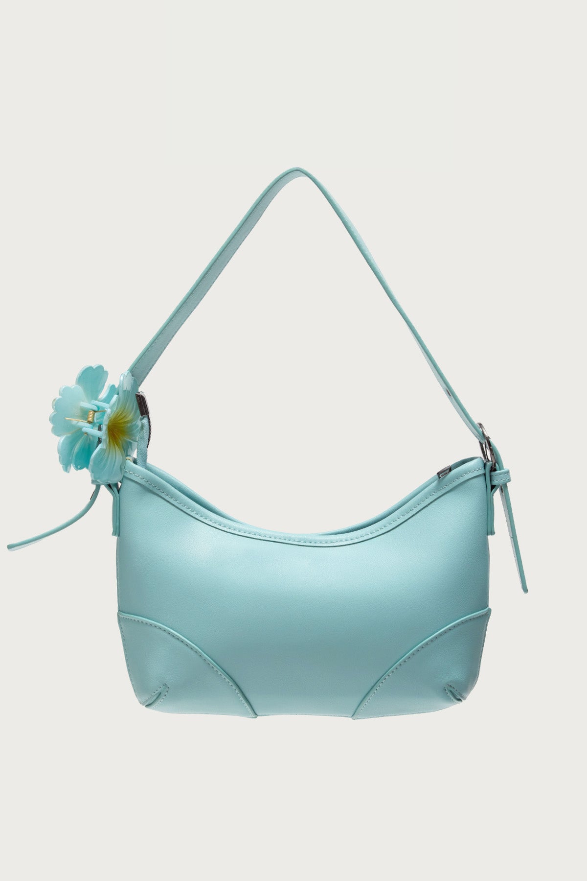 Hibiscus Flower Faux Leather Bag - Image 2