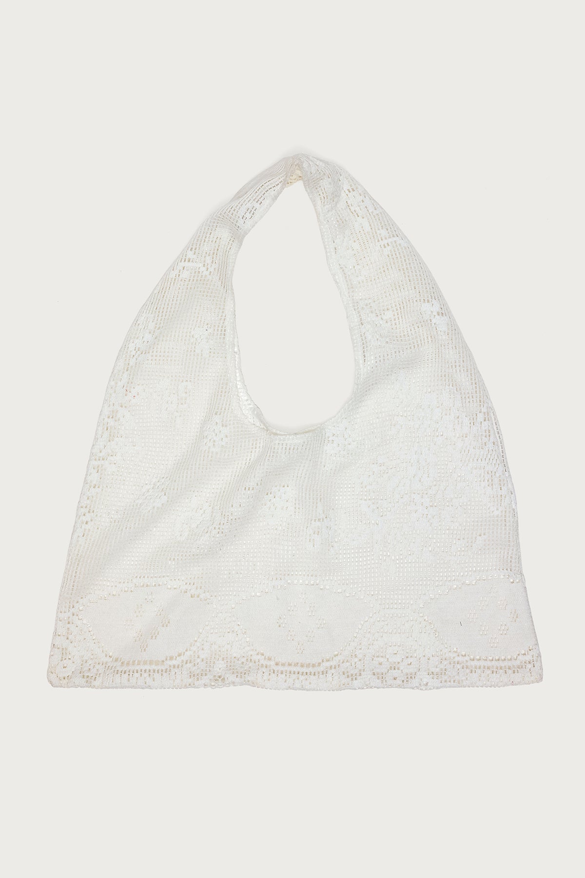 Floral Crochet Tote Bag - Image 2