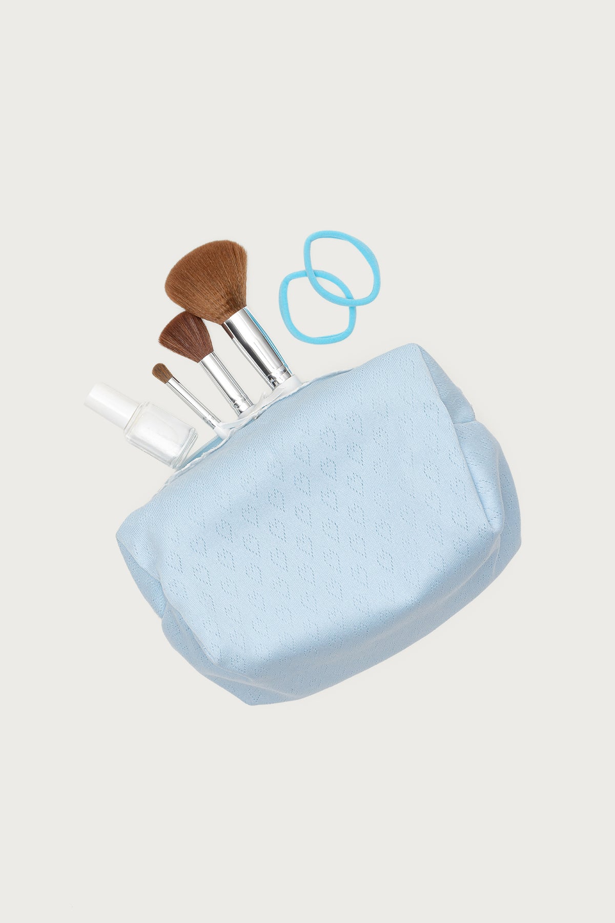 Pointelle Makeup Pouch Bag - Image 3