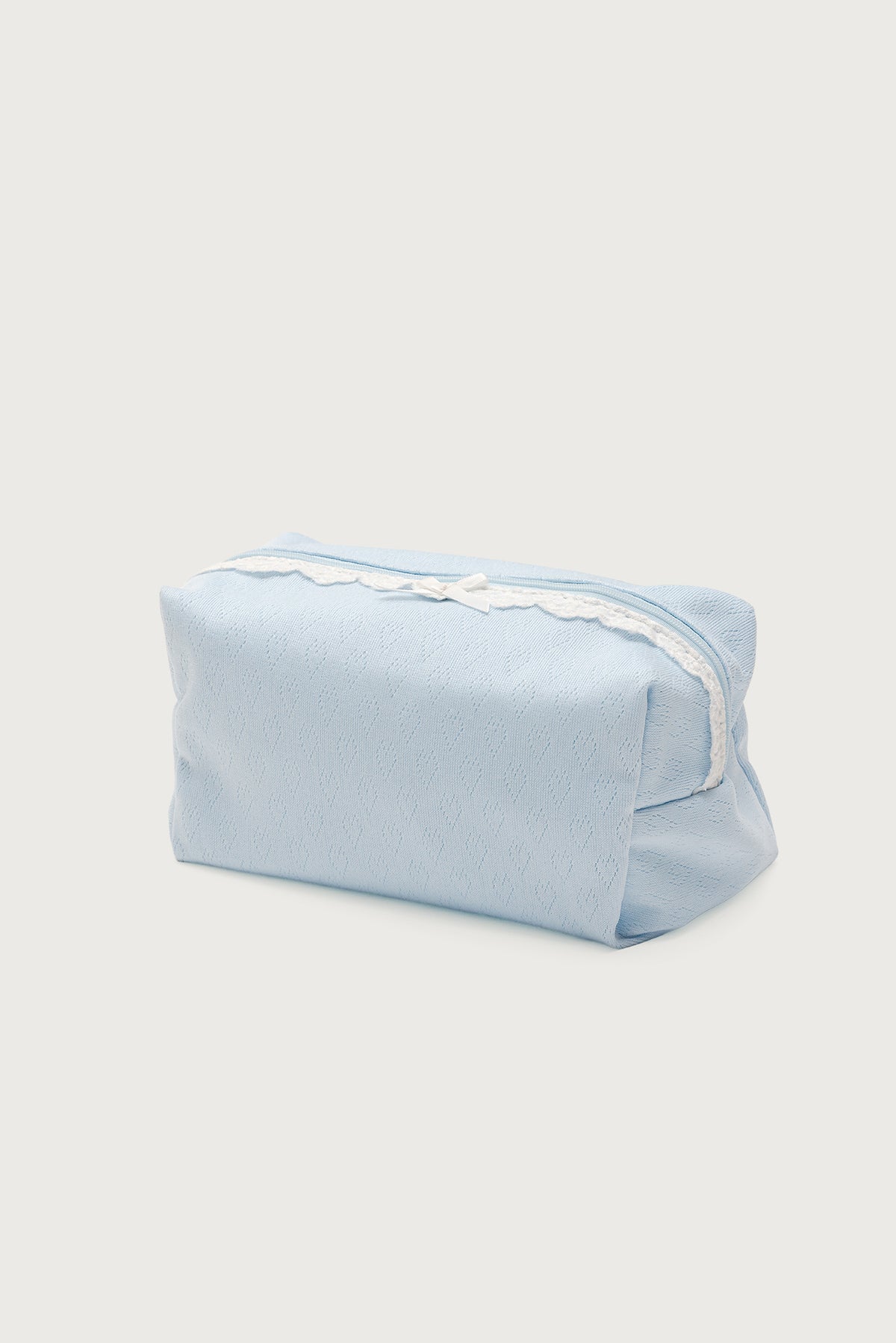 Pointelle Makeup Pouch Bag - Image 4