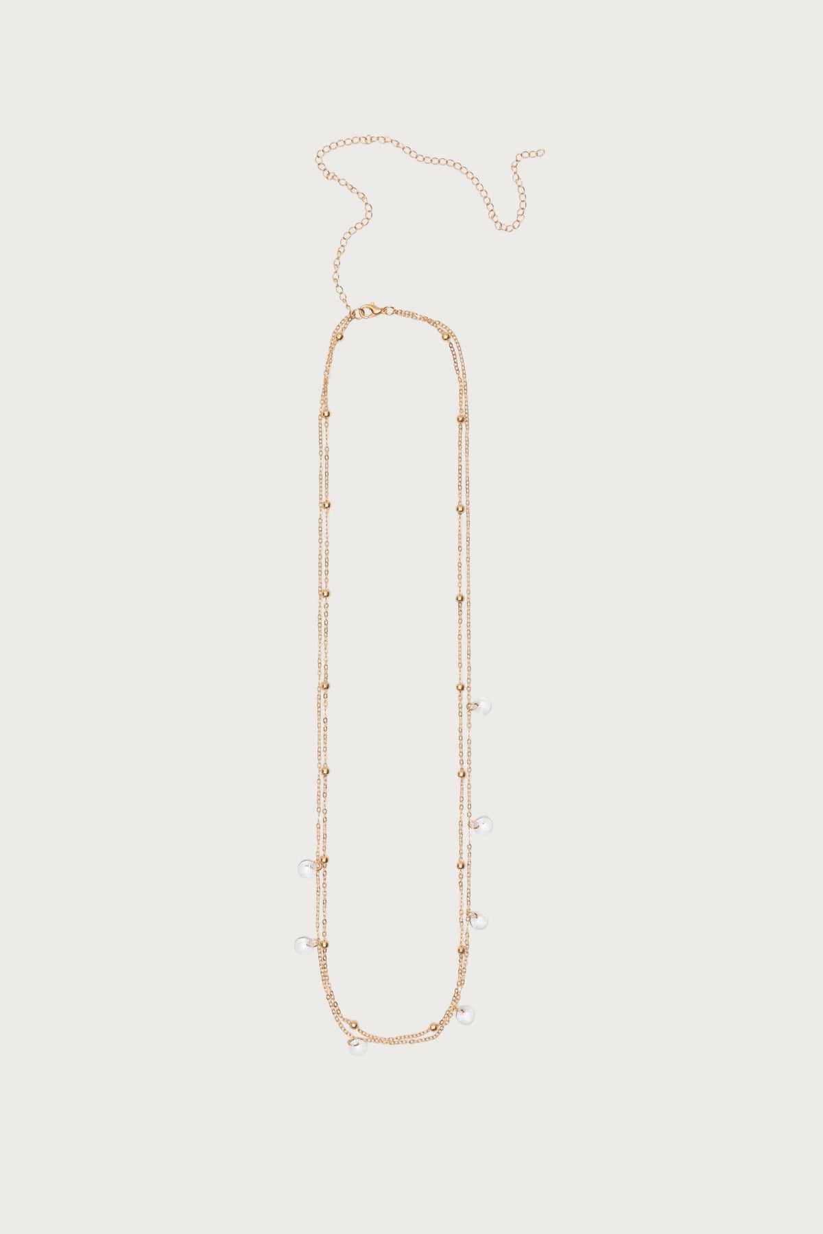 Gem & Bead Double Belly Chain - Image 2