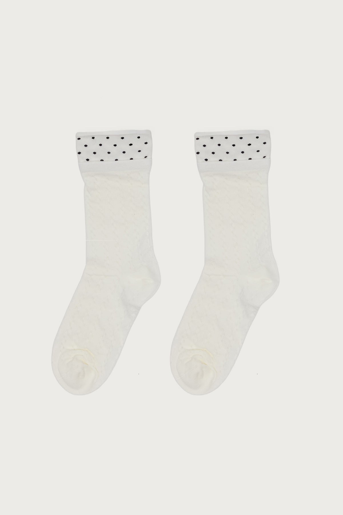 Pointelle Polka Dot Socks - Image 3