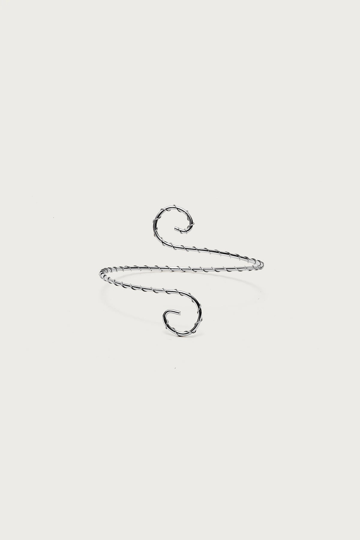 Spiral Twisted Arm Cuff - Image 2