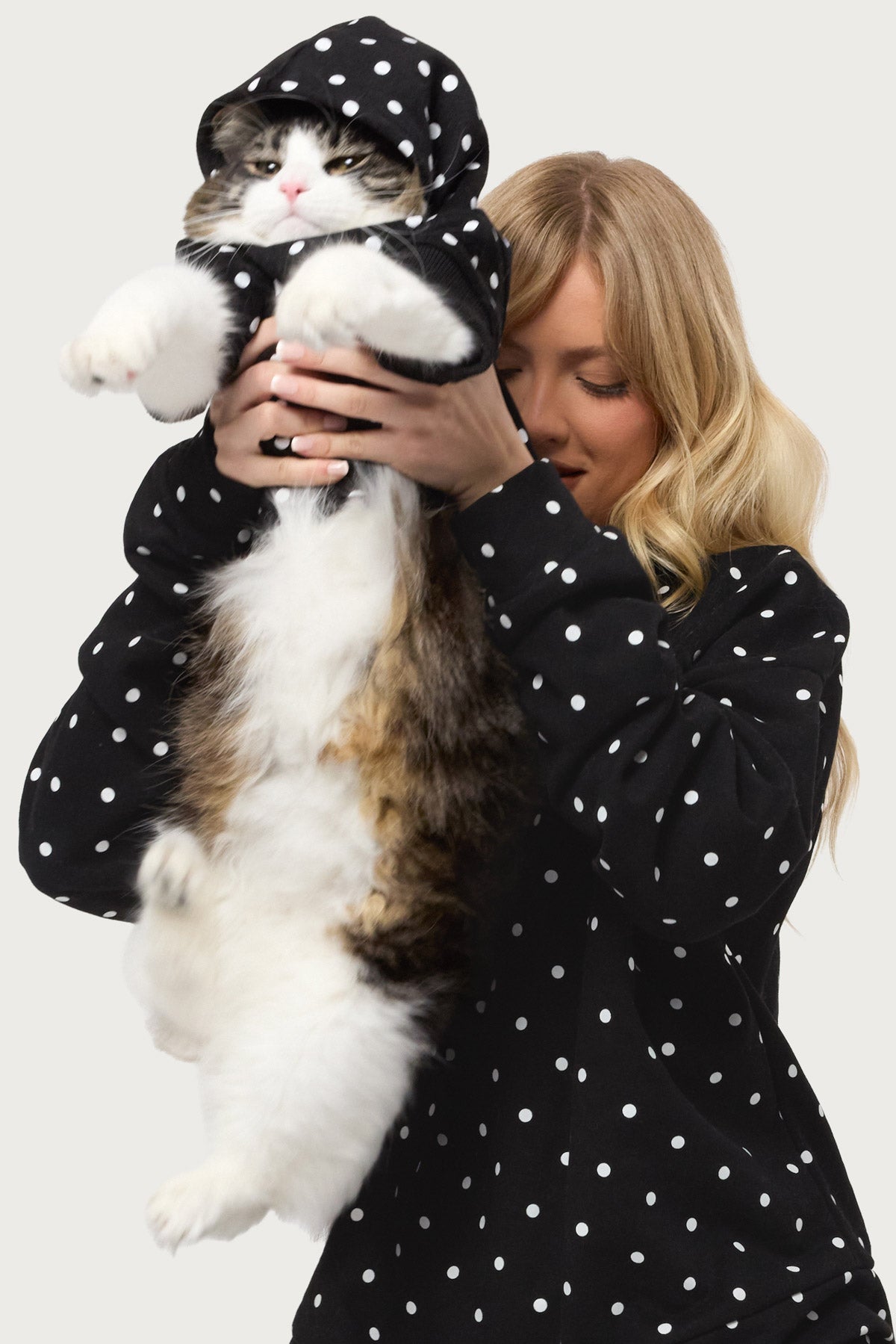 Chelsie Polka Dot Pet Hoodie - Image 3