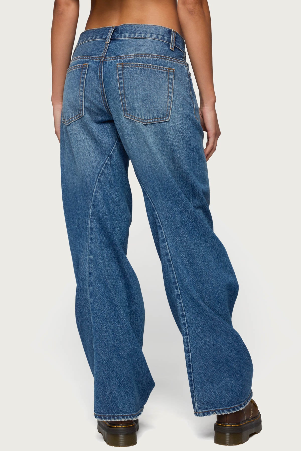 Maiah Low Rise Barrel Jeans - Image 5