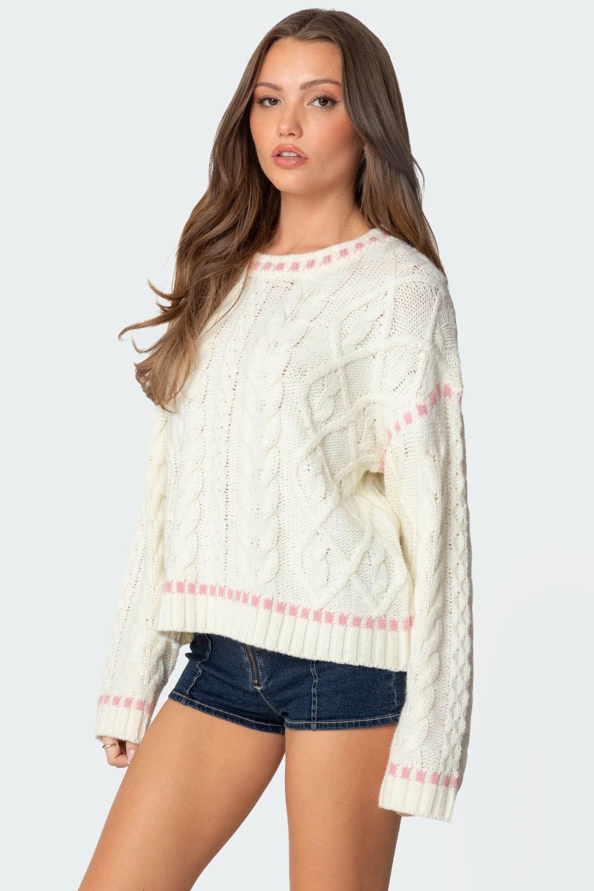 Eleni Cable Knit Sweater - Image 4
