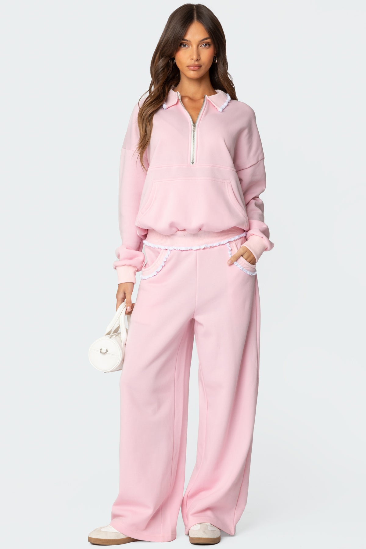 Ashtin Ruffle Trim Sweatshirt - Image 2
