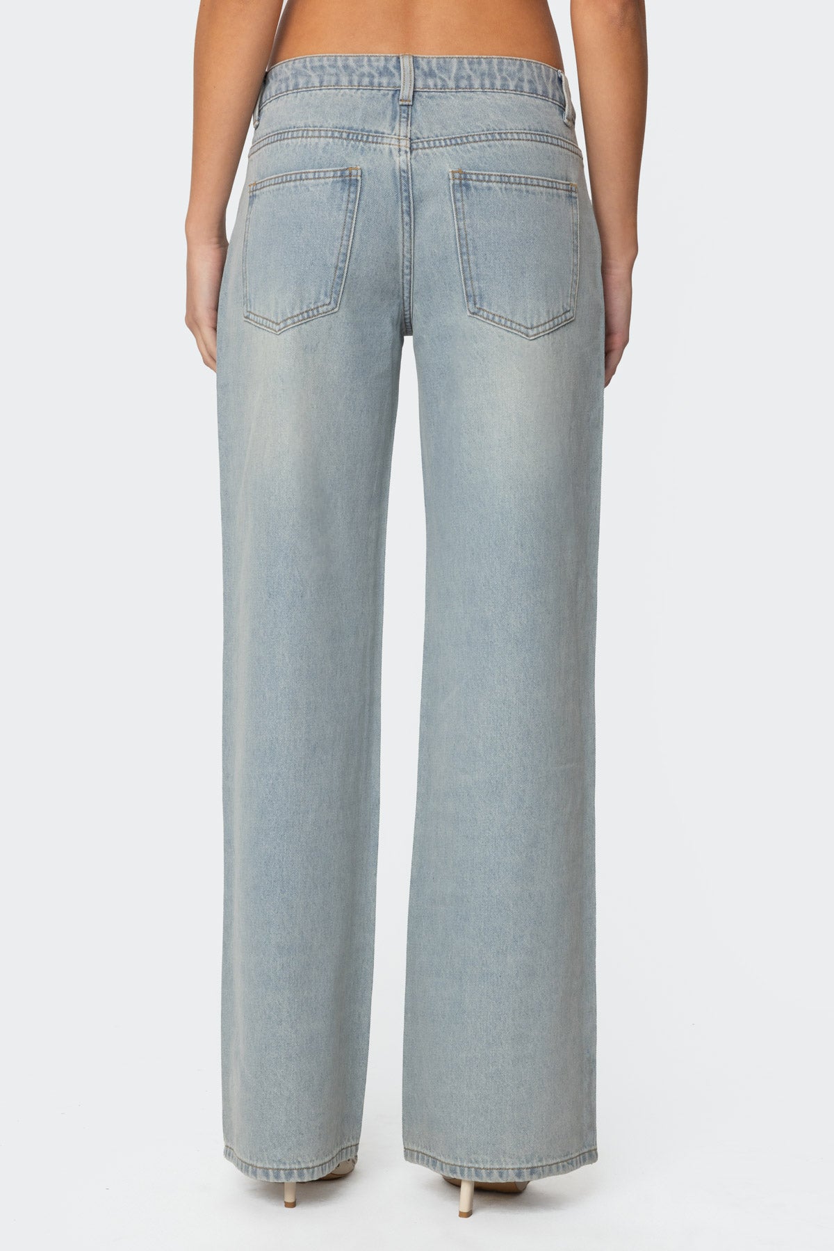 Everly Studded Low Rise Baggy Jeans - Image 6