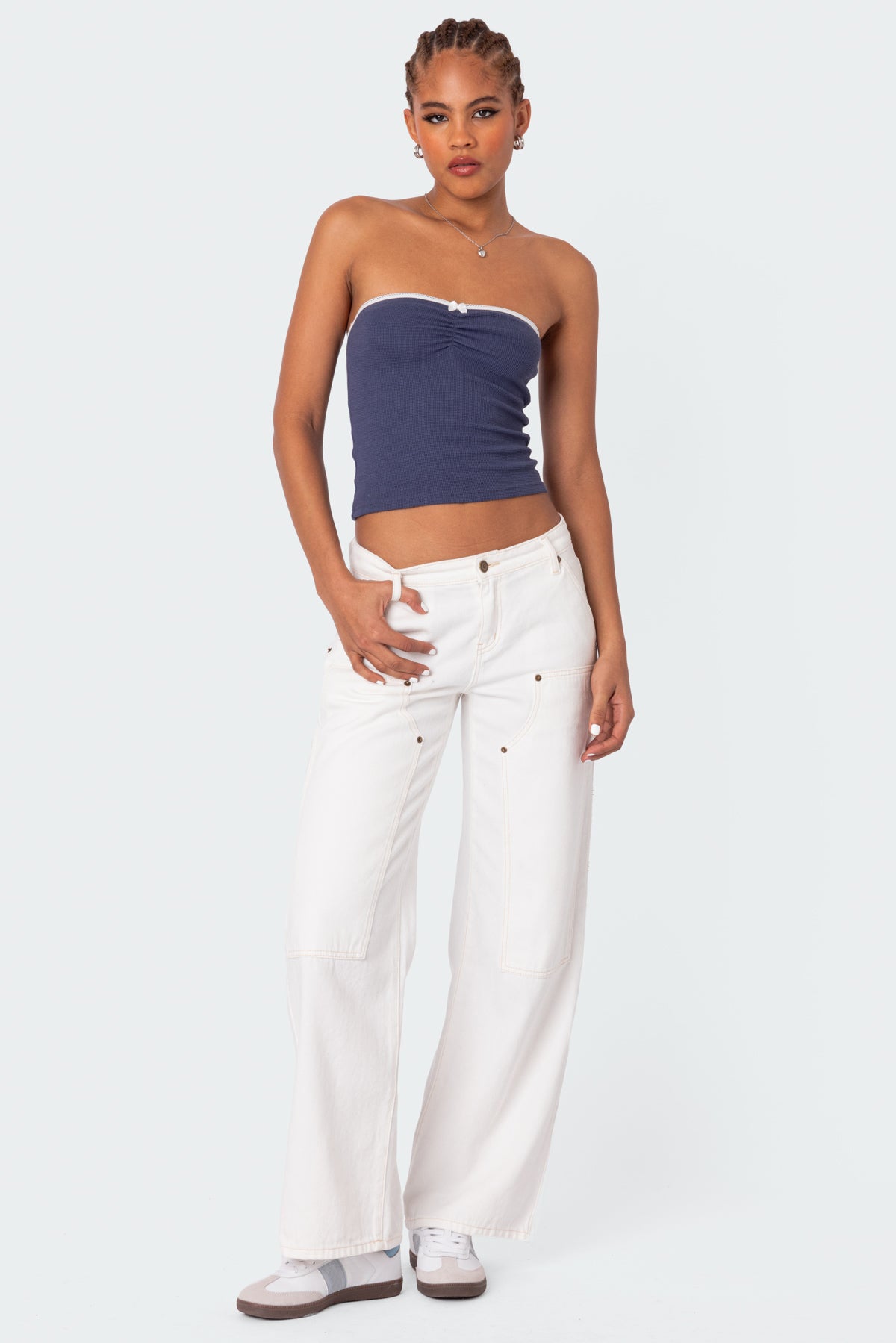 Ayla Low Rise Baggy Carpenter Jeans - Image 2
