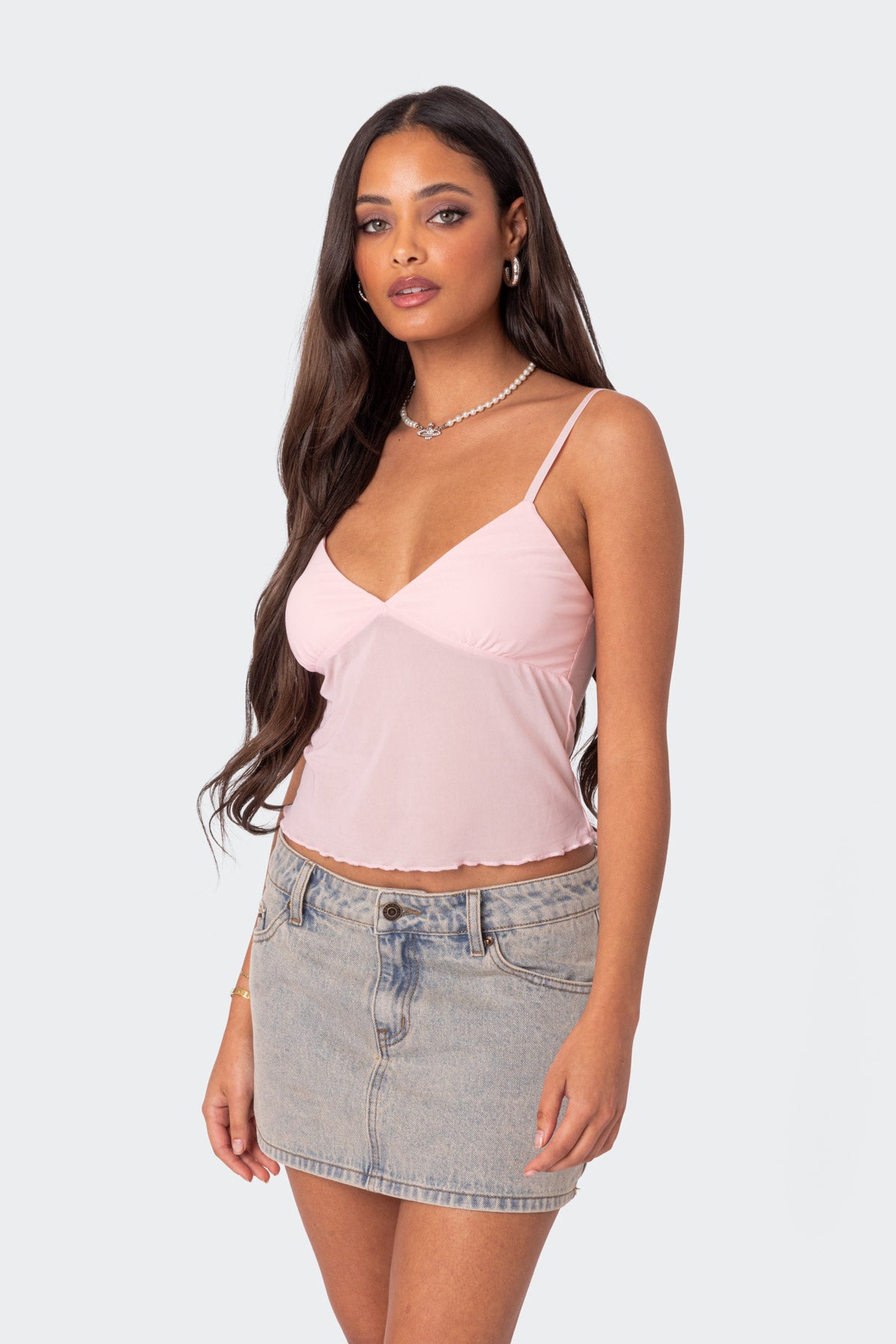 Serafina Sheer Mesh Tank Top - Image 3