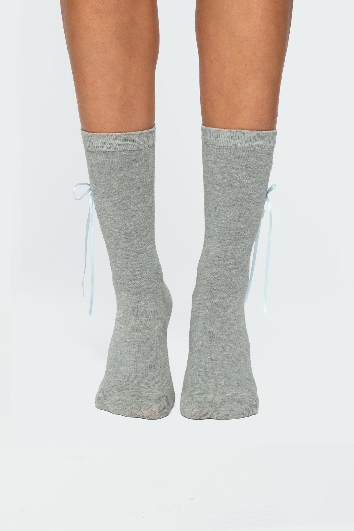 Ribbon & Flower Button Socks - Image 2