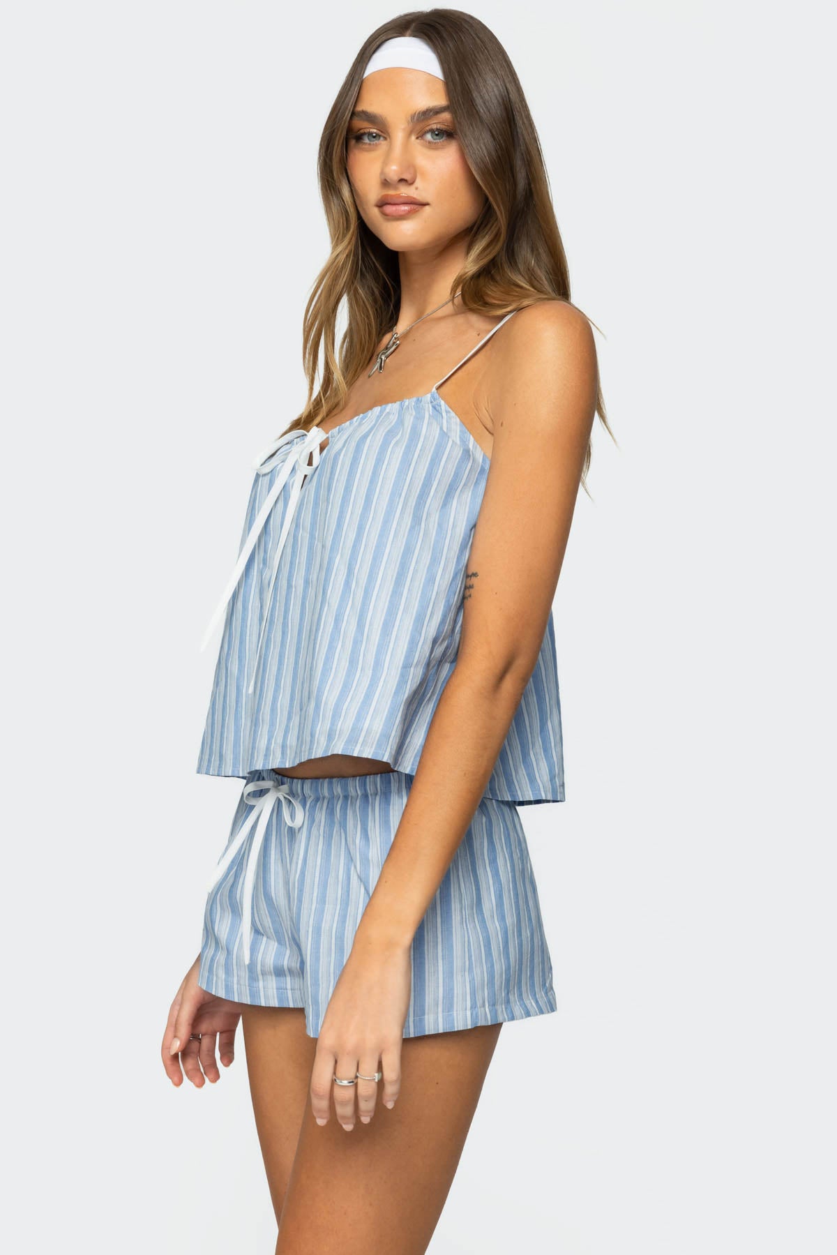 Birkley Striped Babydoll Top - Image 3