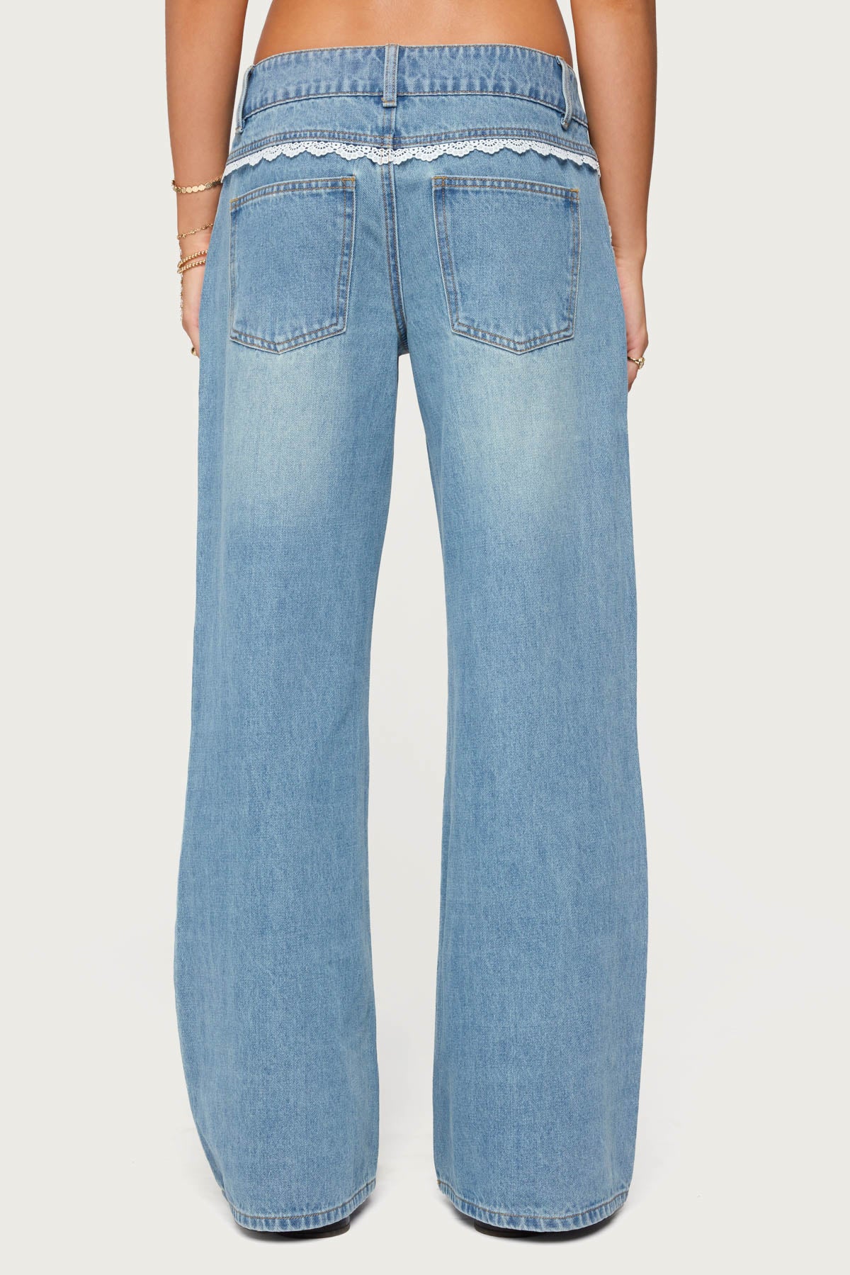 Alisha Lacey Low Rise Baggy Jeans - Image 5