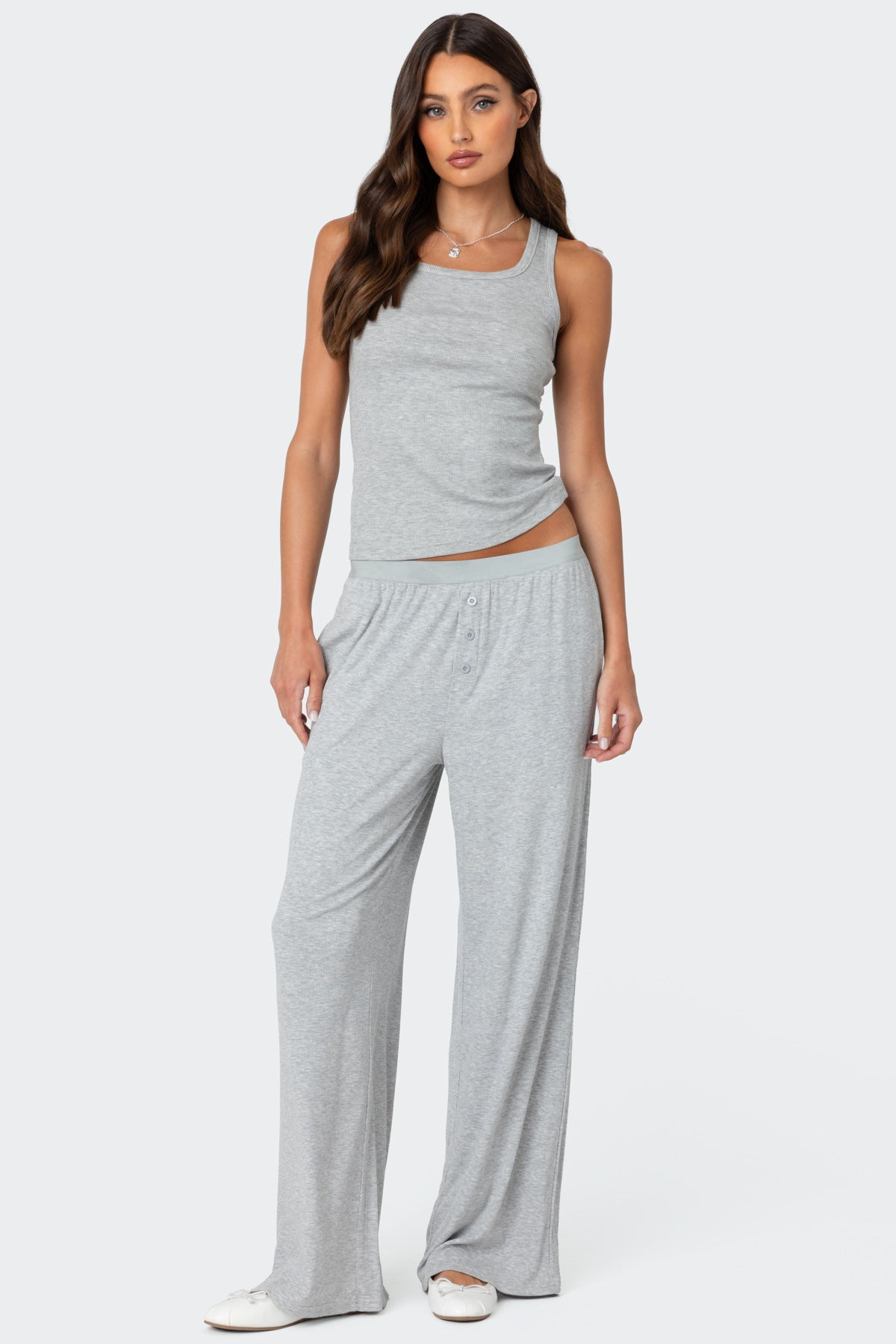 Kylian Ribbed Tank Top - Image 2