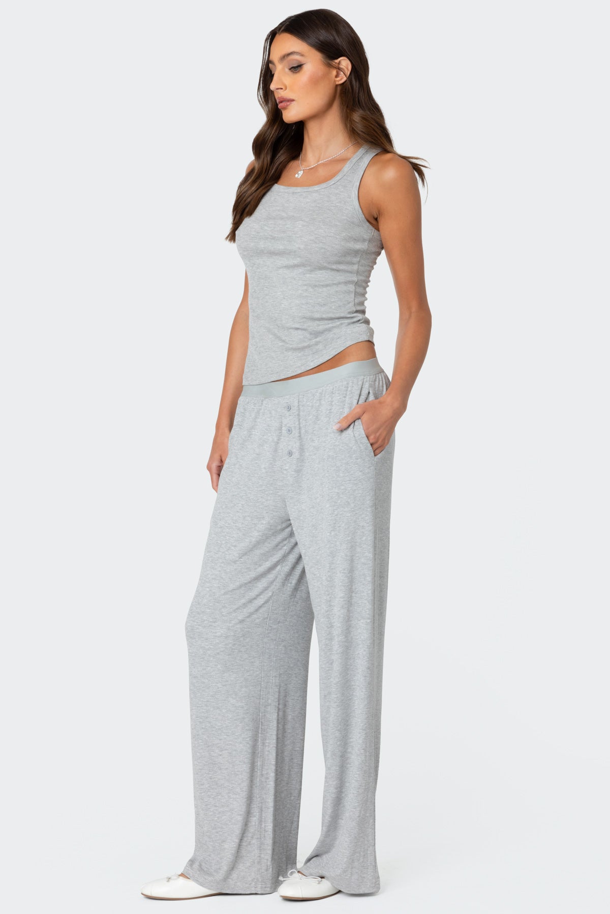 Kylian Ribbed Tank Top - Image 4