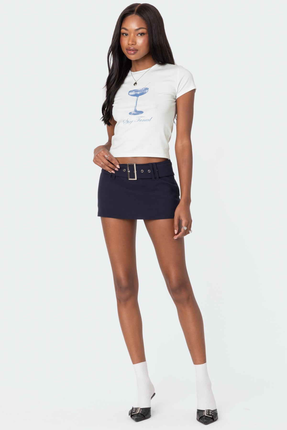 Duna Belted Mini Skort - Image 5