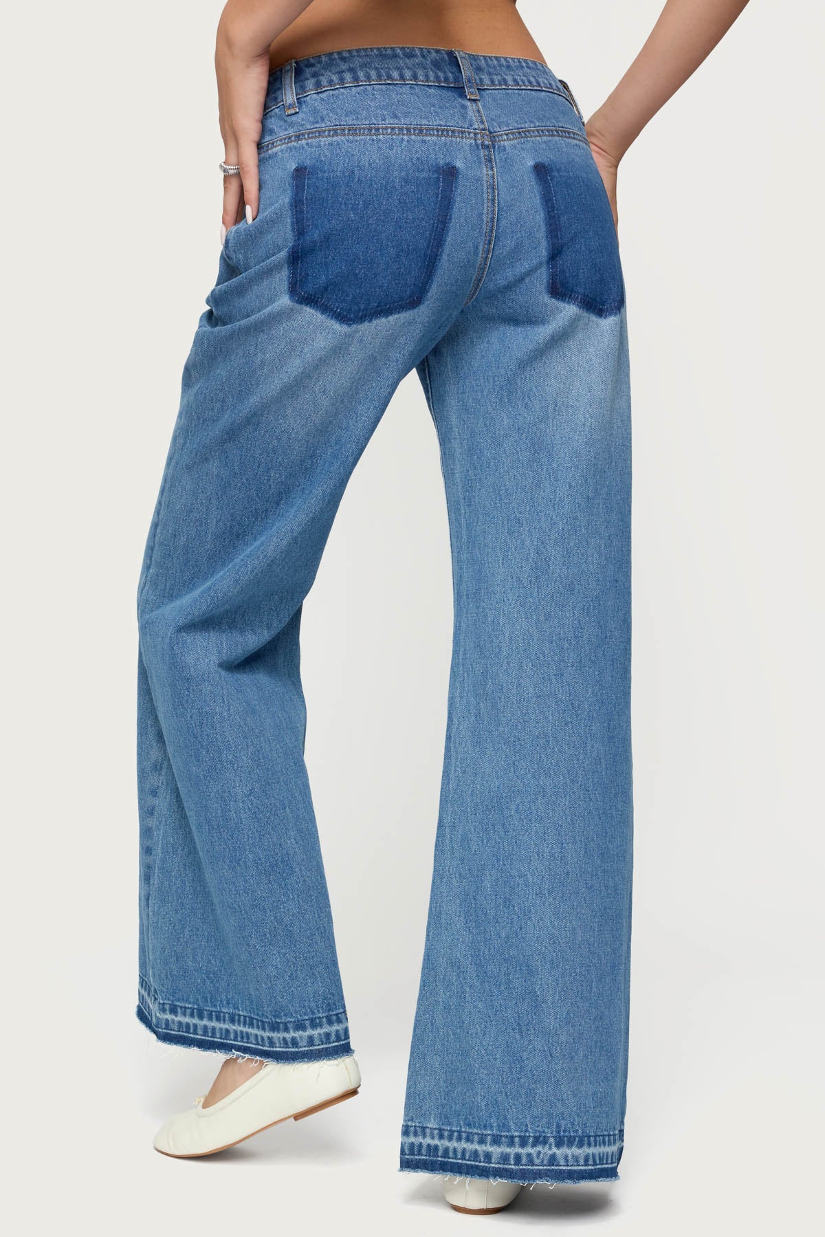 Nerissa Low Rise Bootcut Jeans - Image 4