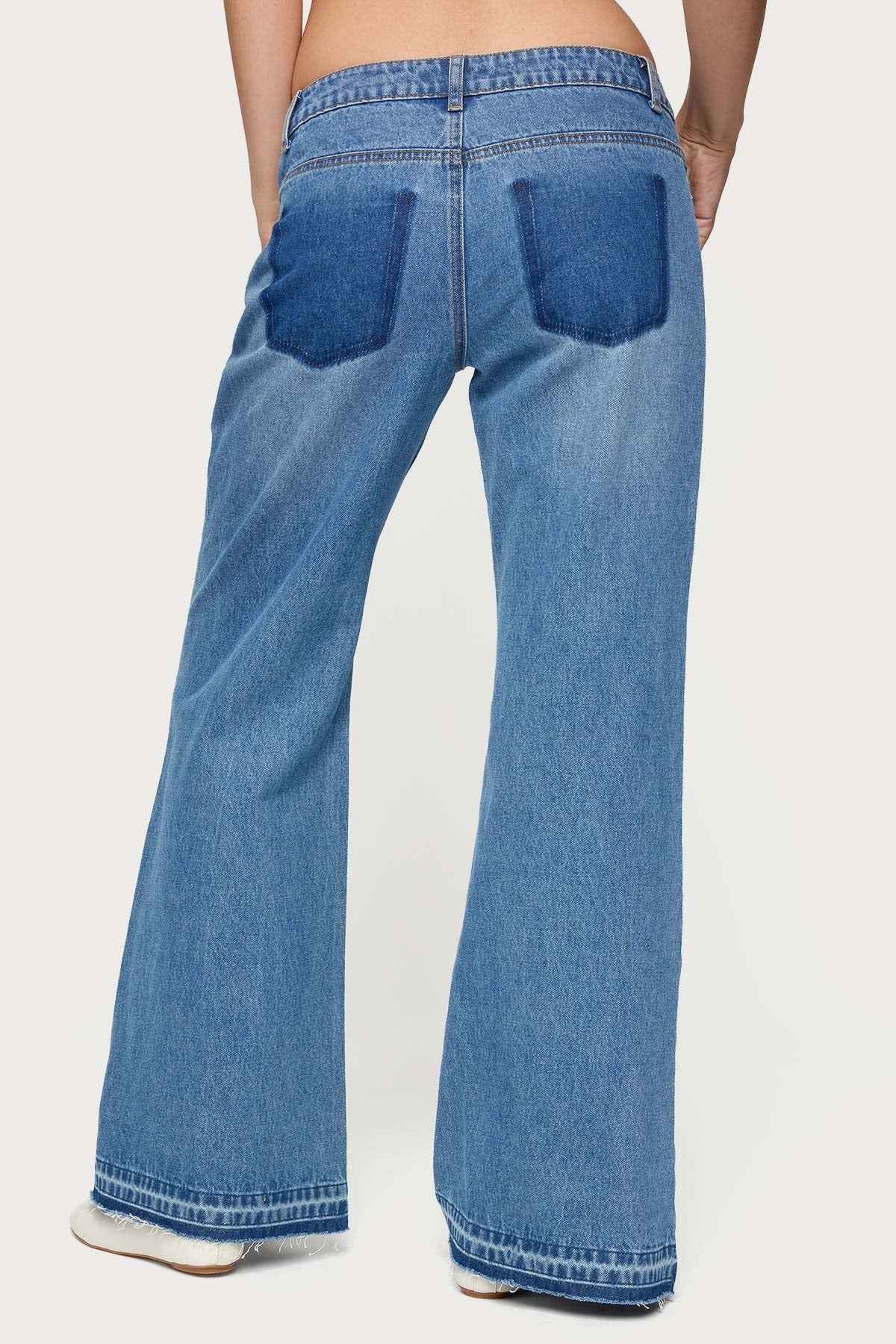 Nerissa Low Rise Bootcut Jeans - Image 5