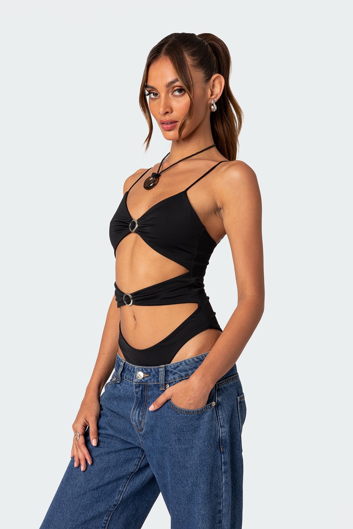 Amethyst Cut Out Bodysuit - Image 3