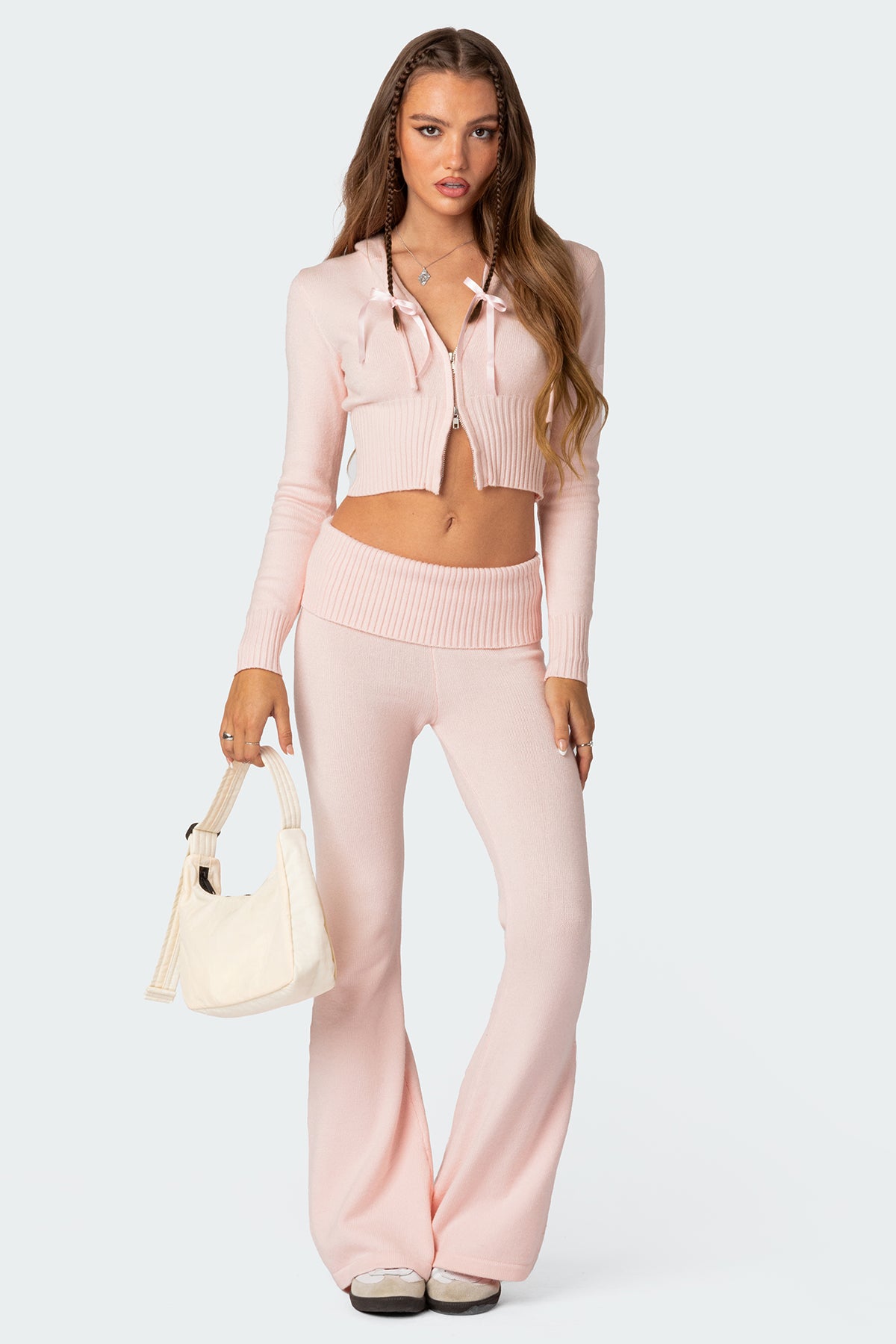 Desiree Knitted Hooded Cardigan - Image 2