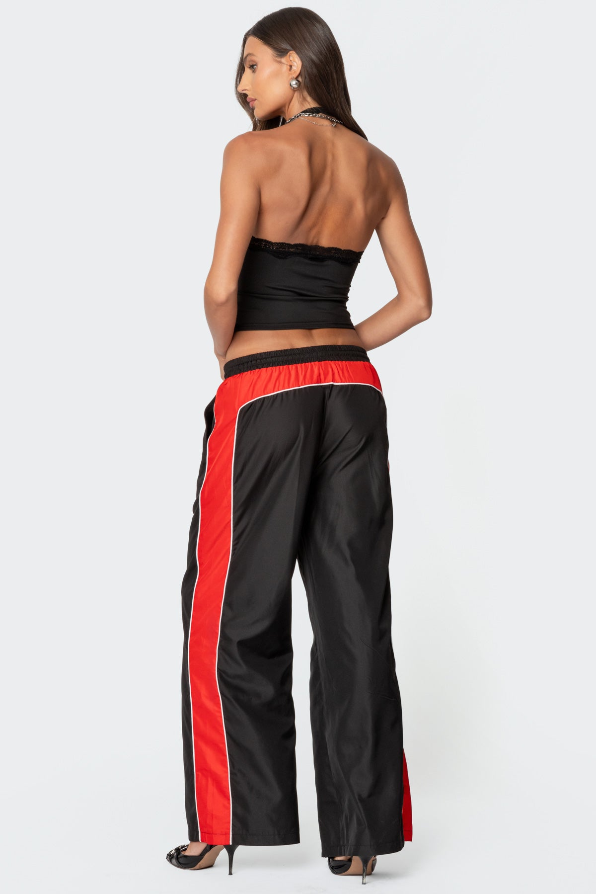 Cindi Lace Trim Halter Top - Image 4