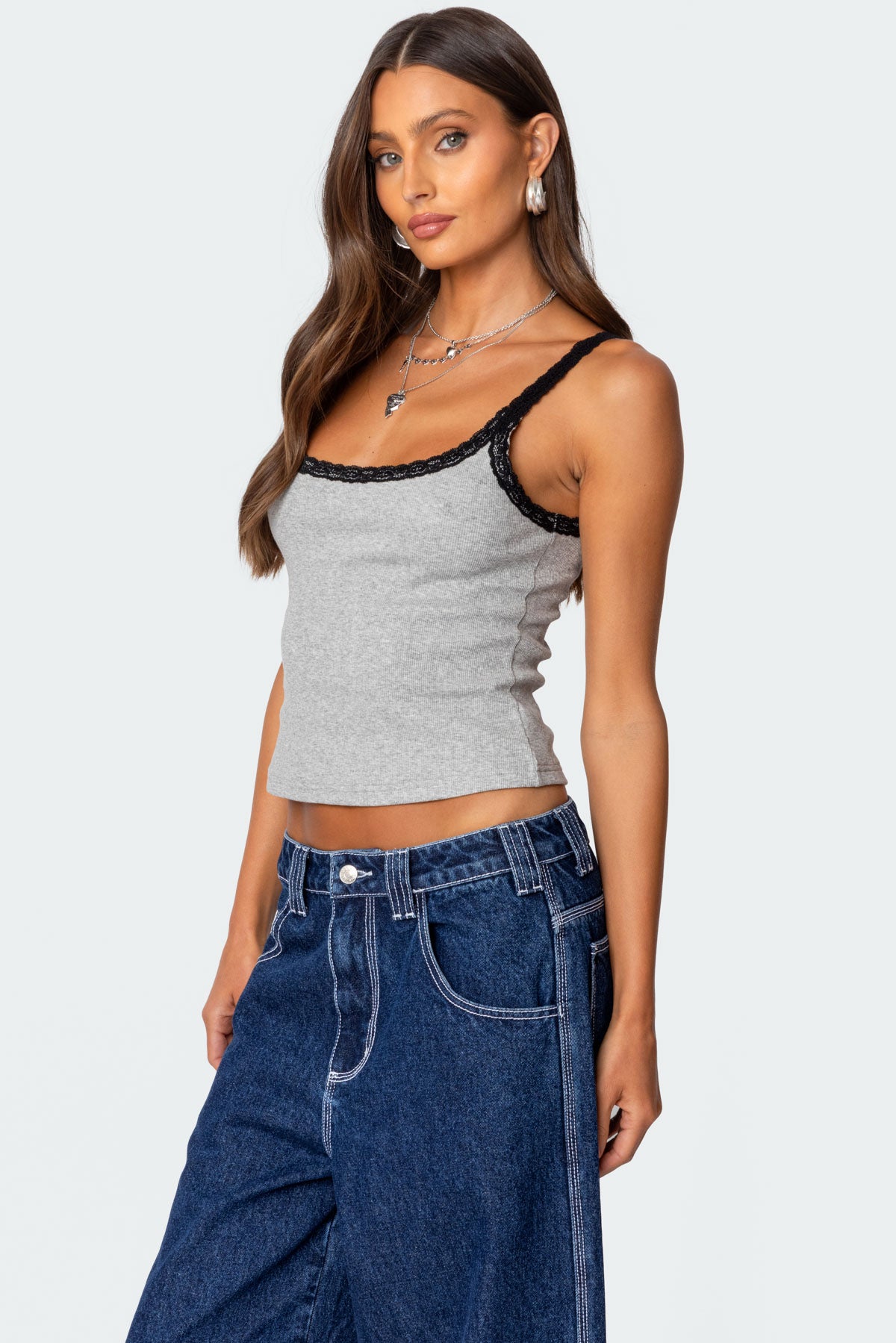Jude Lacey Ribbed Tank Top - Image 3