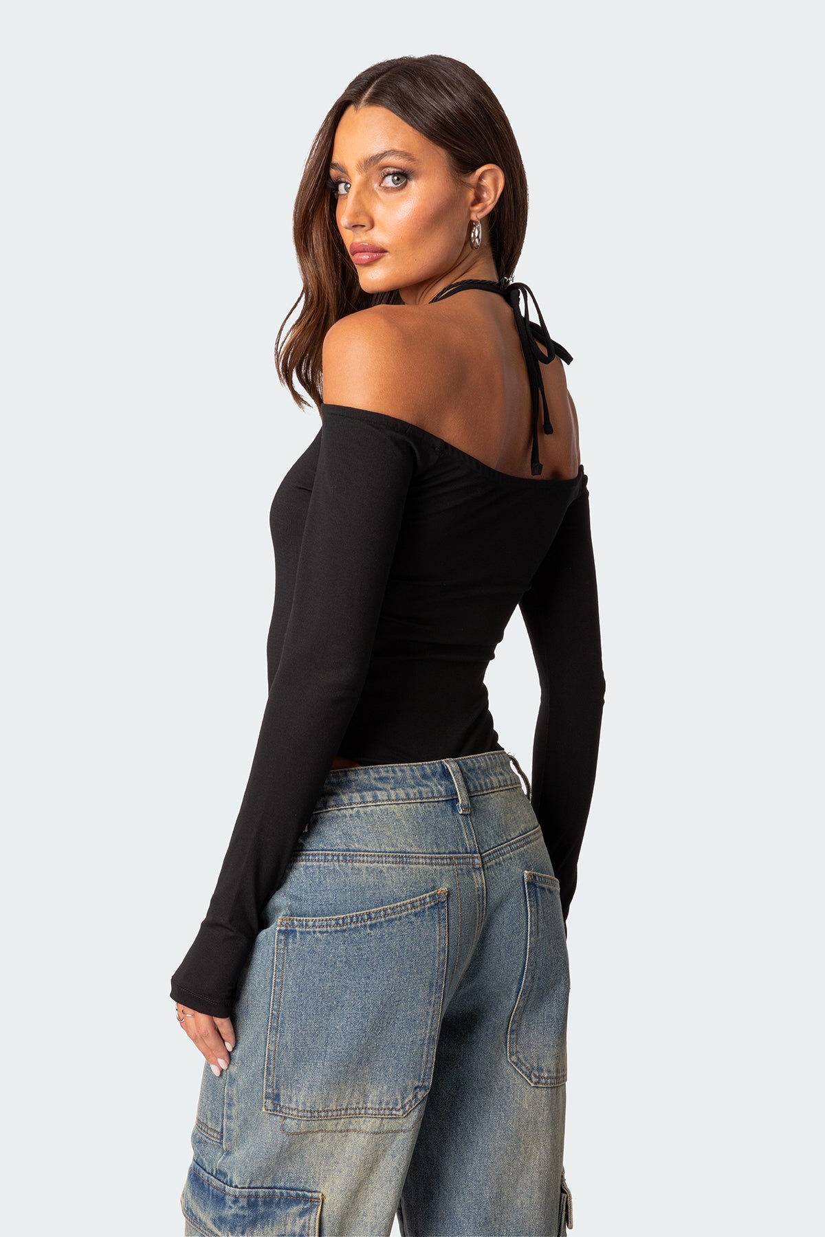 Model Off Duty Ribbed Bodysuit - Image 4