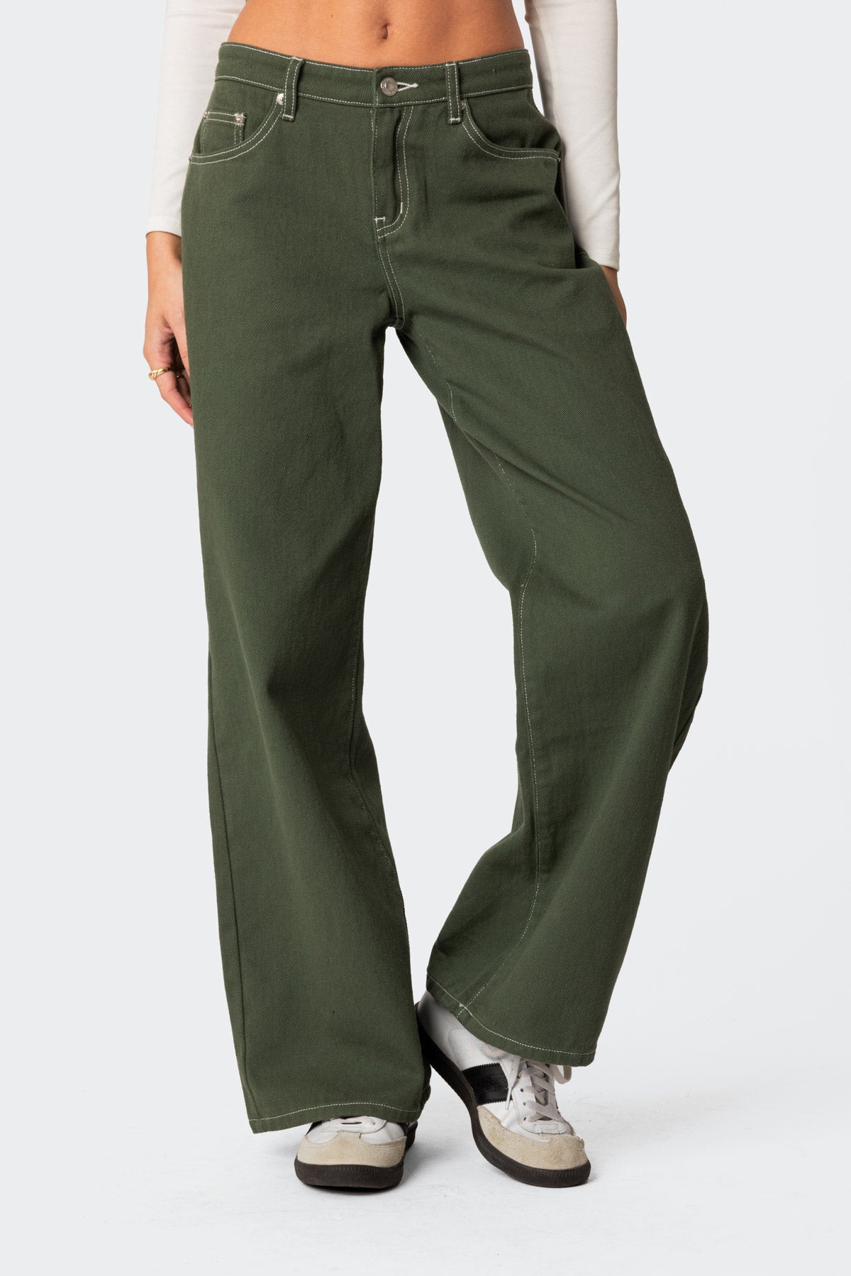 Brenda Low Rise Baggy Carpenter Jeans - Image 4