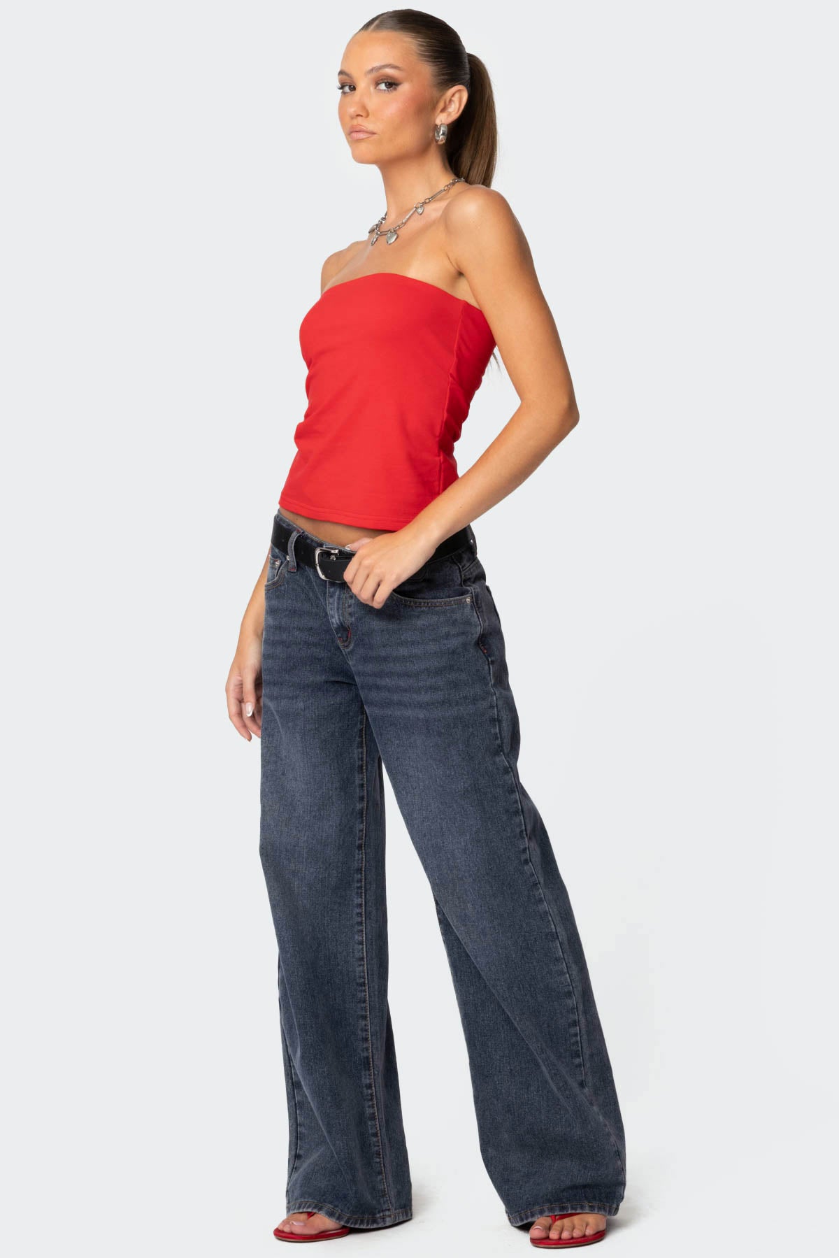 Built In Bra Tube Top - Image 4