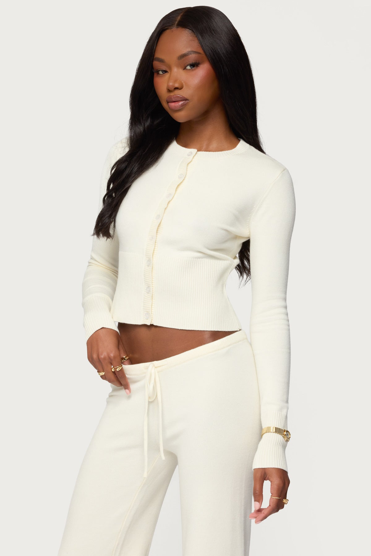 Montanna Rib Knit Cardigan - Image 4