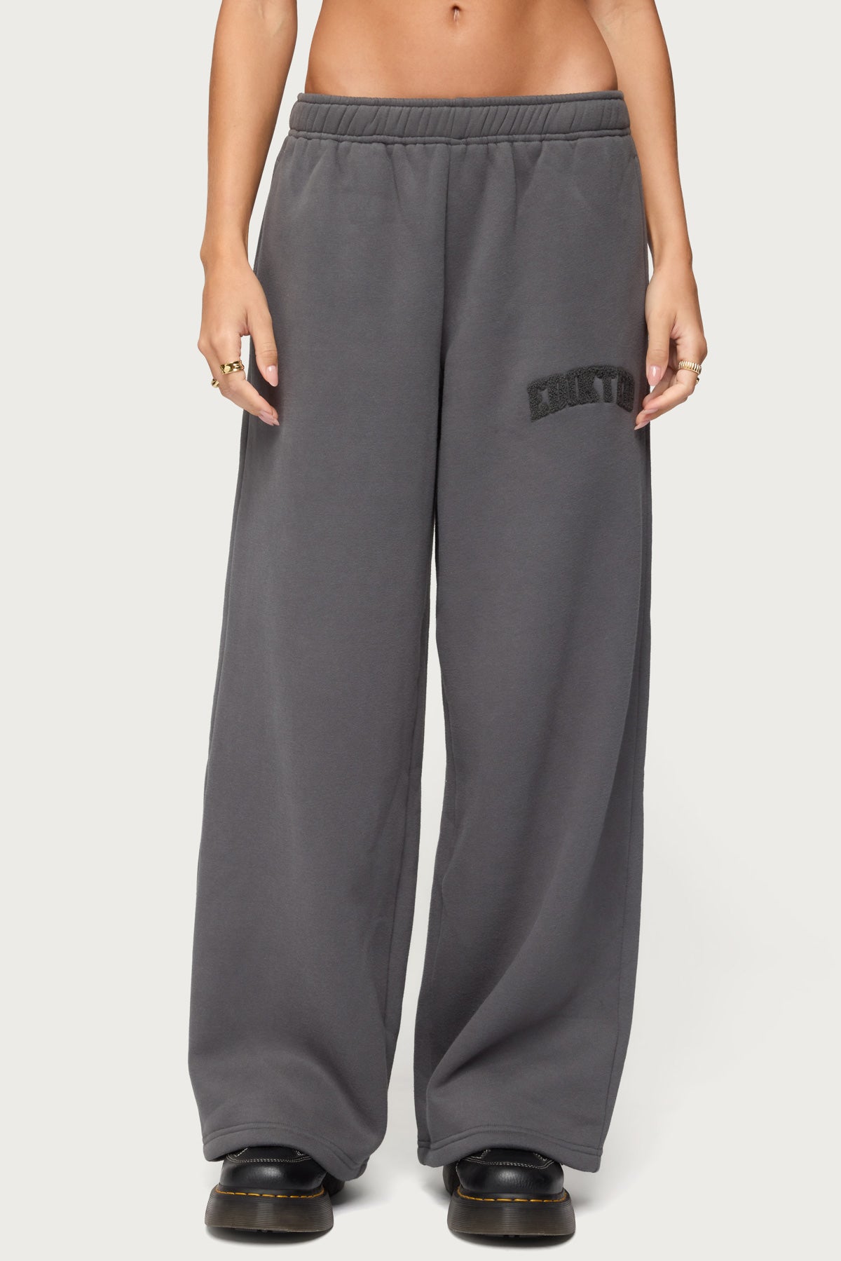 Edikted To You Wide Leg Sweatpants - Image 2