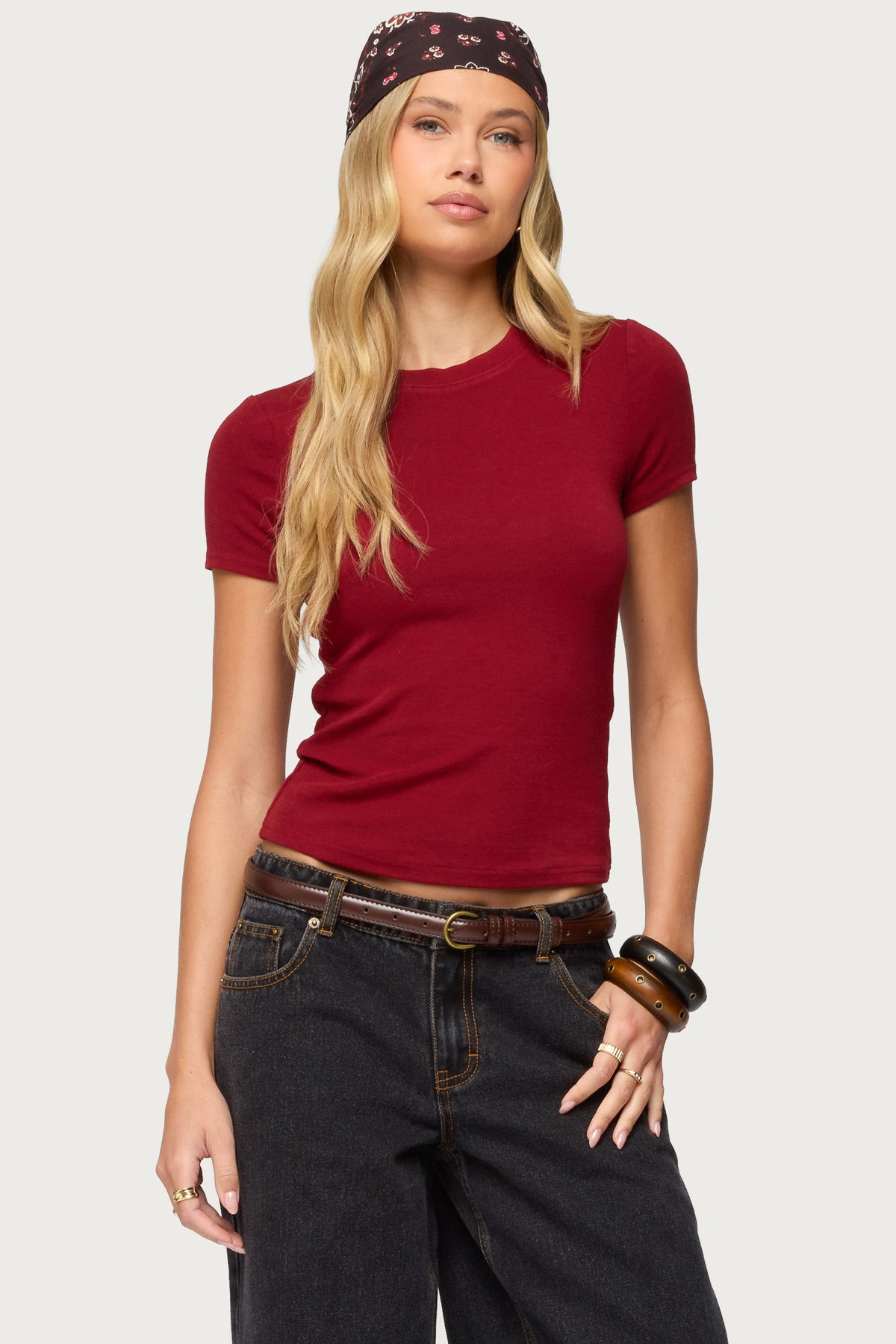 Daphney Ribbed T Shirt - Image 2