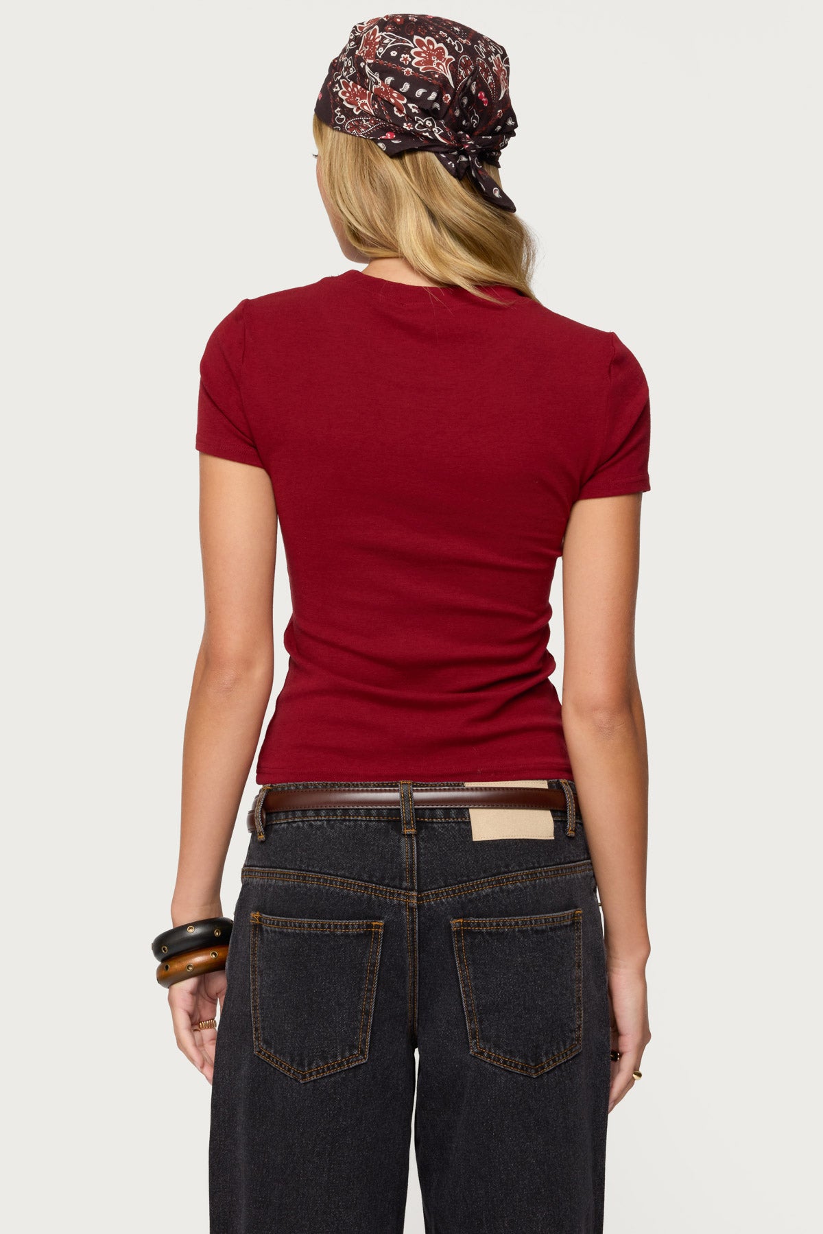 Daphney Ribbed T Shirt - Image 6