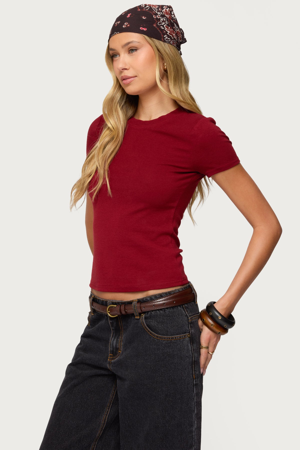 Daphney Ribbed T Shirt - Image 4