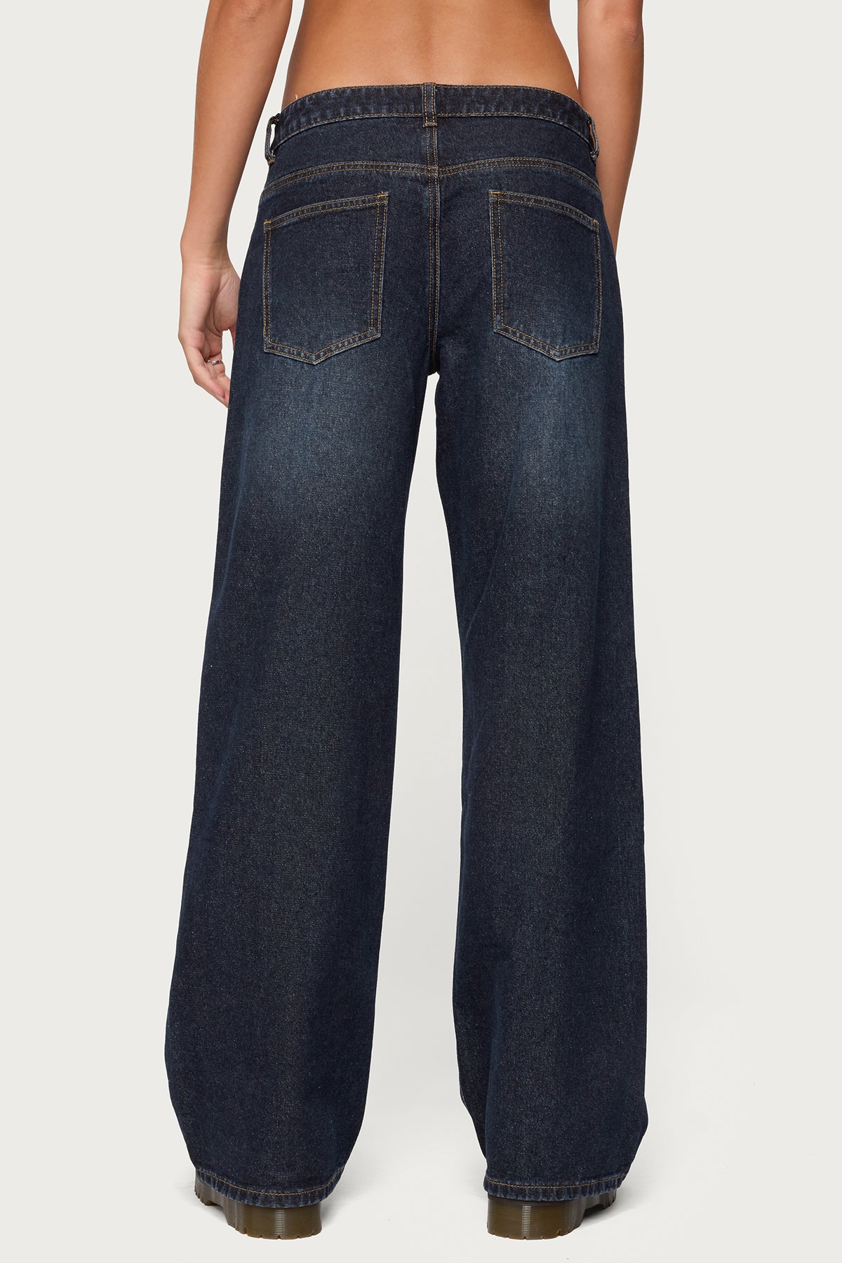Raelynn Washed Low Rise Baggy Jeans - Image 5