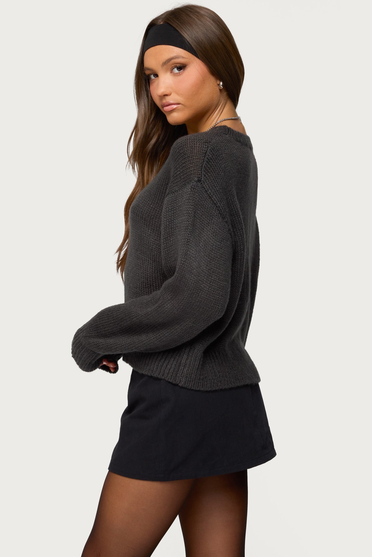 Kyrah Oversized Knit Sweater - Image 4