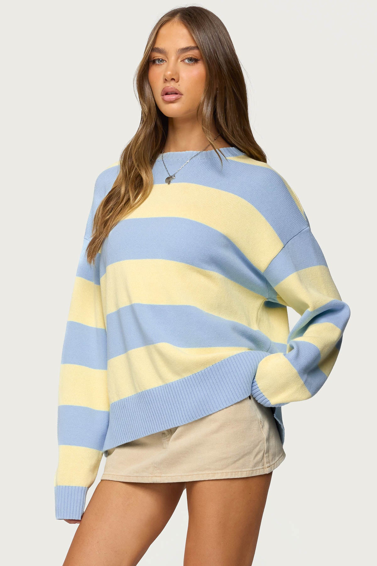 Riley Oversized Striped Sweater - Image 3