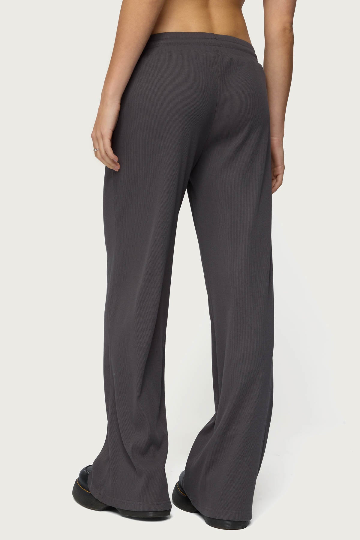 Cicilia Straight Leg Ribbed Pants - Image 5