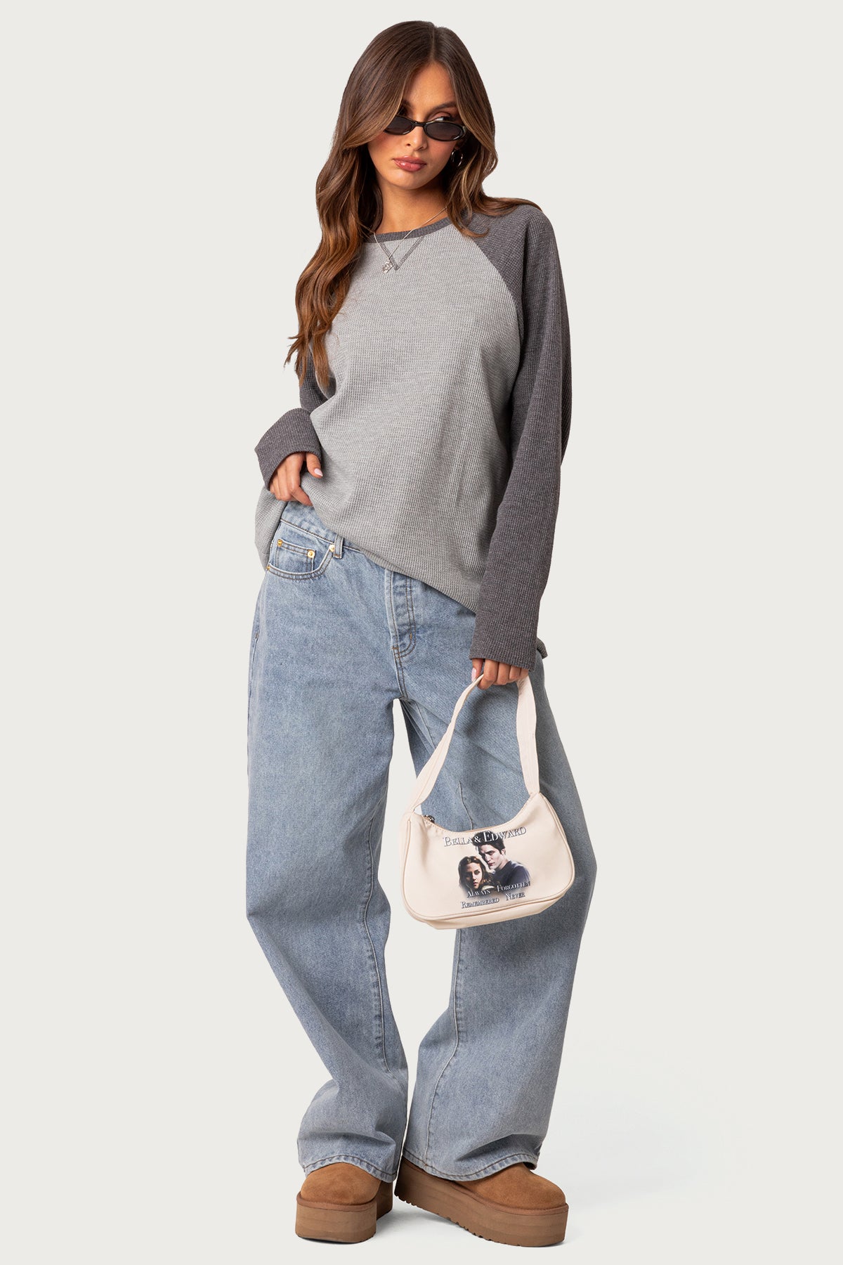 Me Time Oversized Waffle Top - Image 2